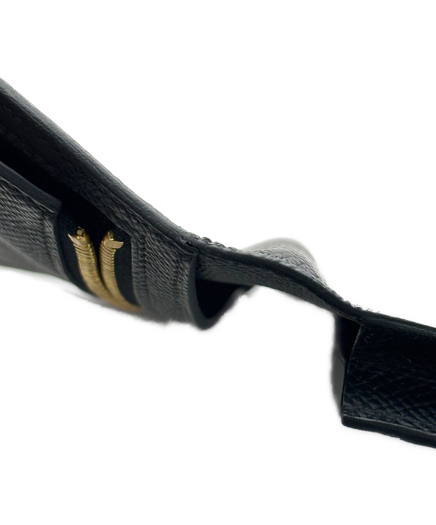 [Pre-owned] HERMES Behrn Souffle / Long Wallet / Bifold Wallet / Gold Hardware