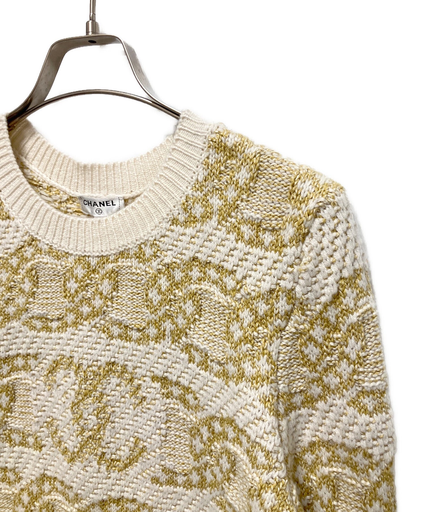 [Pre-owned] CHANEL Coco Mark Knit P63133K 48865 P63133K 48865