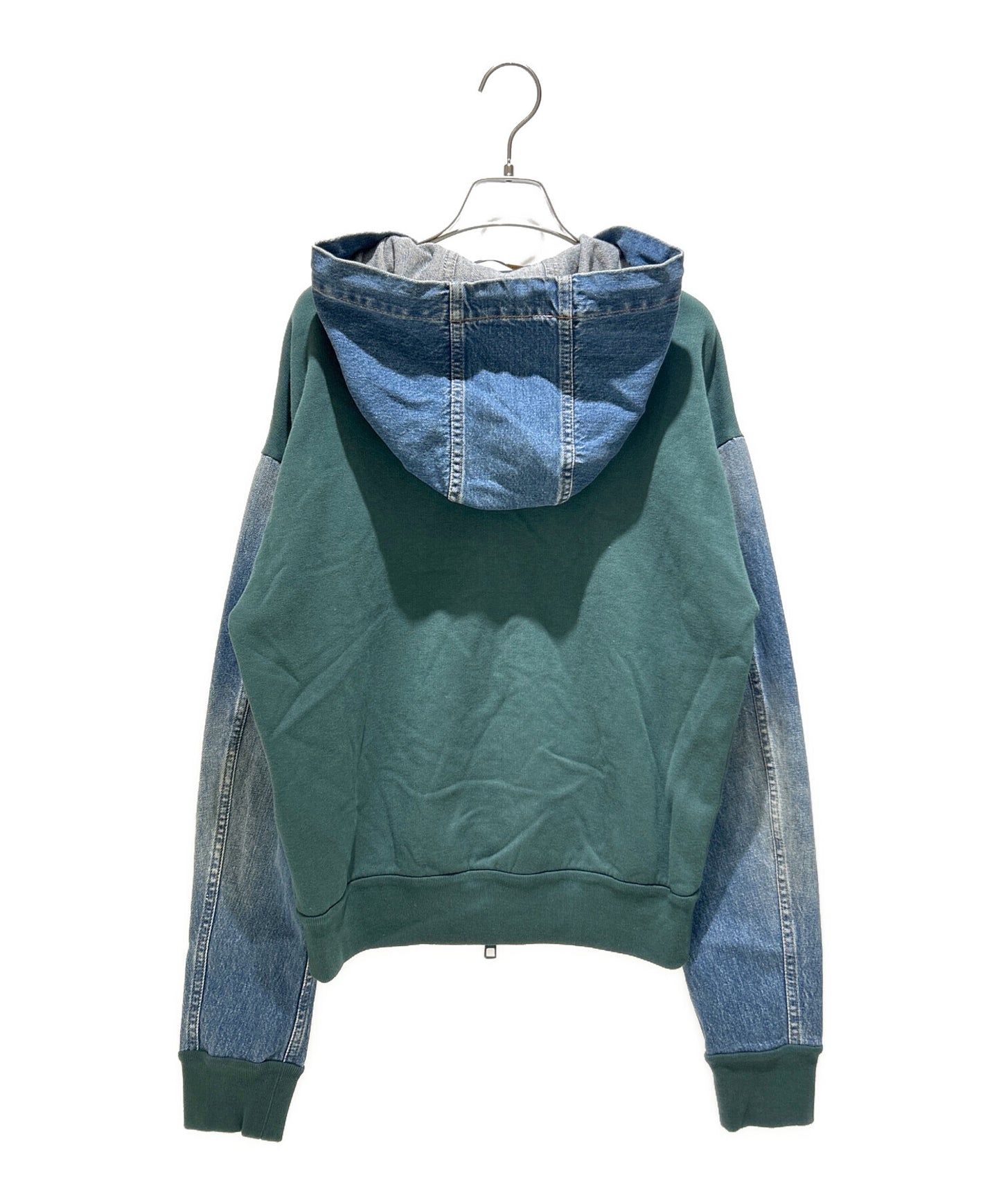 [Pre-owned] LOUIS VUITTON 22AW Denim Switched Zip Hoodie/Zip-Up Hoodie/Hoodie RM222 IHN HNY83W
