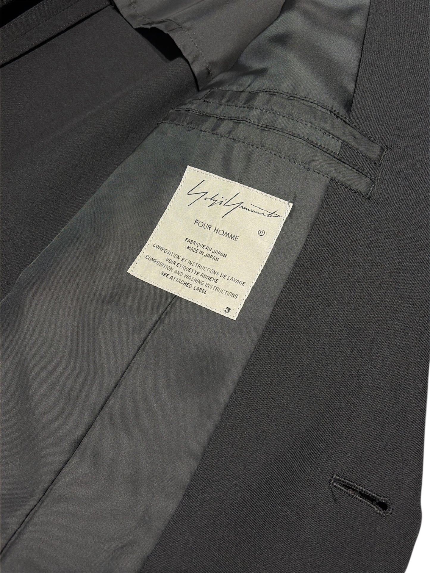 [Pre-owned] Yohji Yamamoto pour homme Embroidered jacket / Tailored jacket / Single / Jacket / HN-J97-102 HN-J97-102