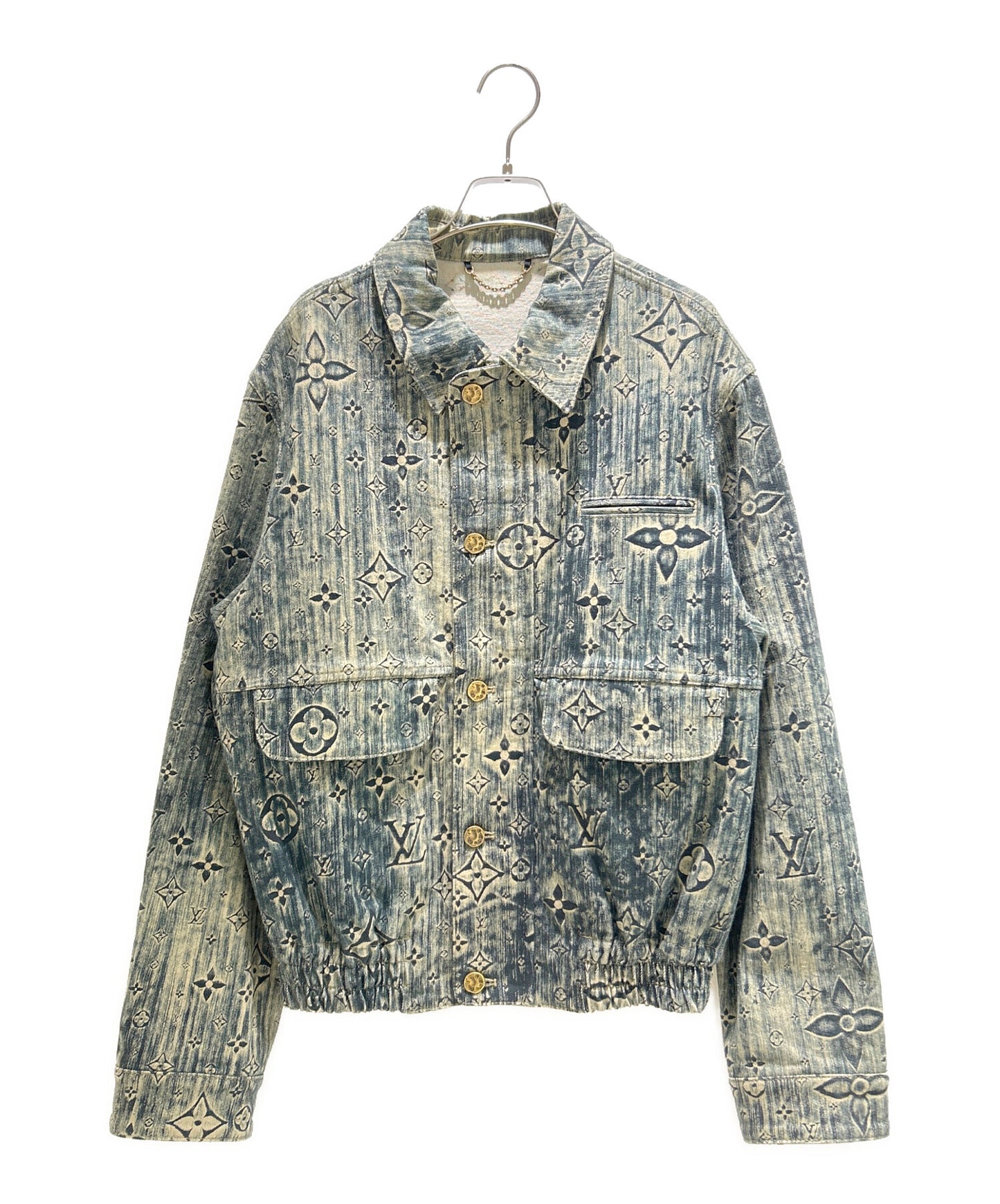 [Pre-owned] LOUIS VUITTON Monogram tailored denim jacket RM2319 TC6 HOA02W