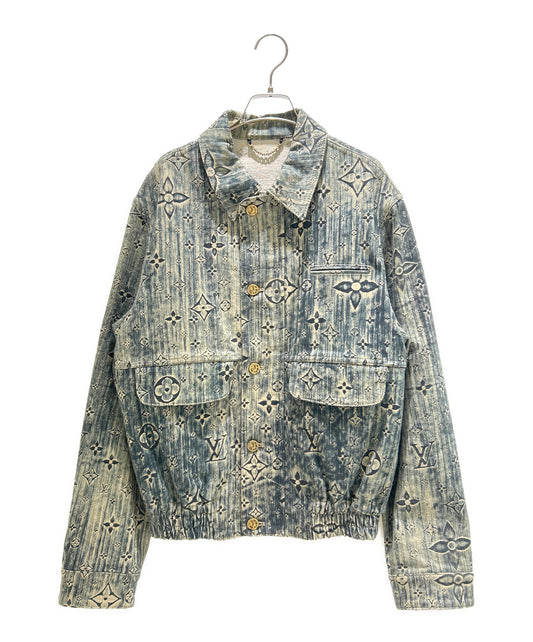 [Pre-owned] LOUIS VUITTON Monogram tailored denim jacket RM2319 TC6 HOA02W