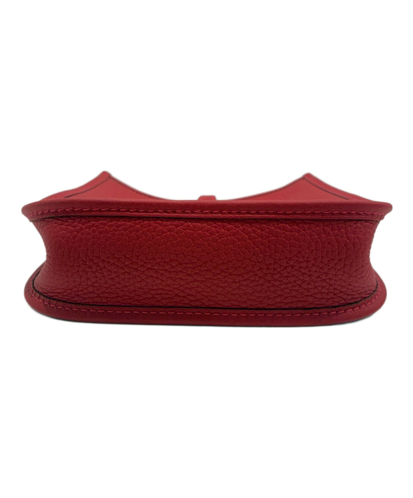 [Pre-owned] HERMES Evelyn TPM / Evelyn I TPM / Rouge Vif / Taurillon Clemence / Gold Hardware / "B" Stamp: Made in 2023 / Shoulder Bag