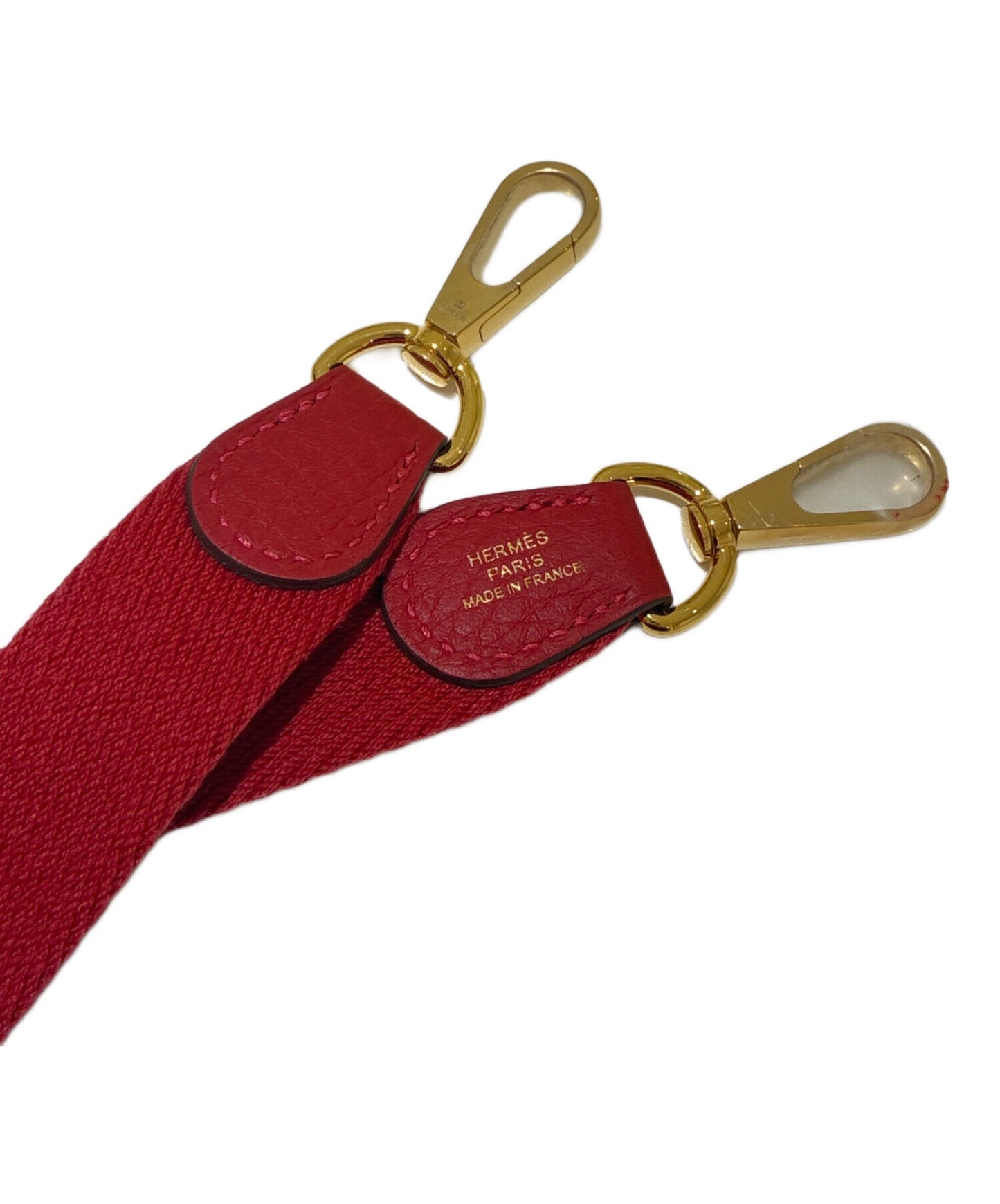 [Pre-owned] HERMES Evelyn TPM / Evelyn I TPM / Rouge Vif / Taurillon Clemence / Gold Hardware / "B" Stamp: Made in 2023 / Shoulder Bag