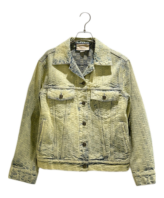 [Pre-owned] GUCCI GG Jacquard Denim Jacket/GG Jacquard Denim Jacket/678791 XDB0K/22AW 678791 XDB0K