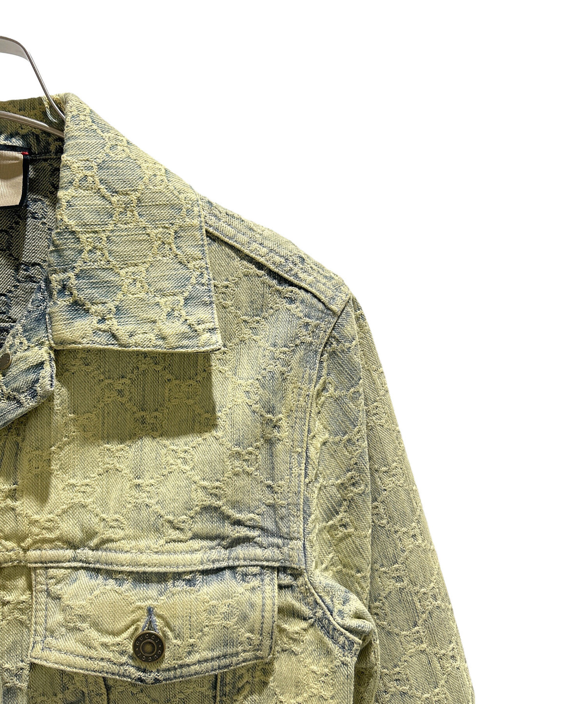 [Pre-owned] GUCCI GG Jacquard Denim Jacket/GG Jacquard Denim Jacket/678791 XDB0K/22AW 678791 XDB0K
