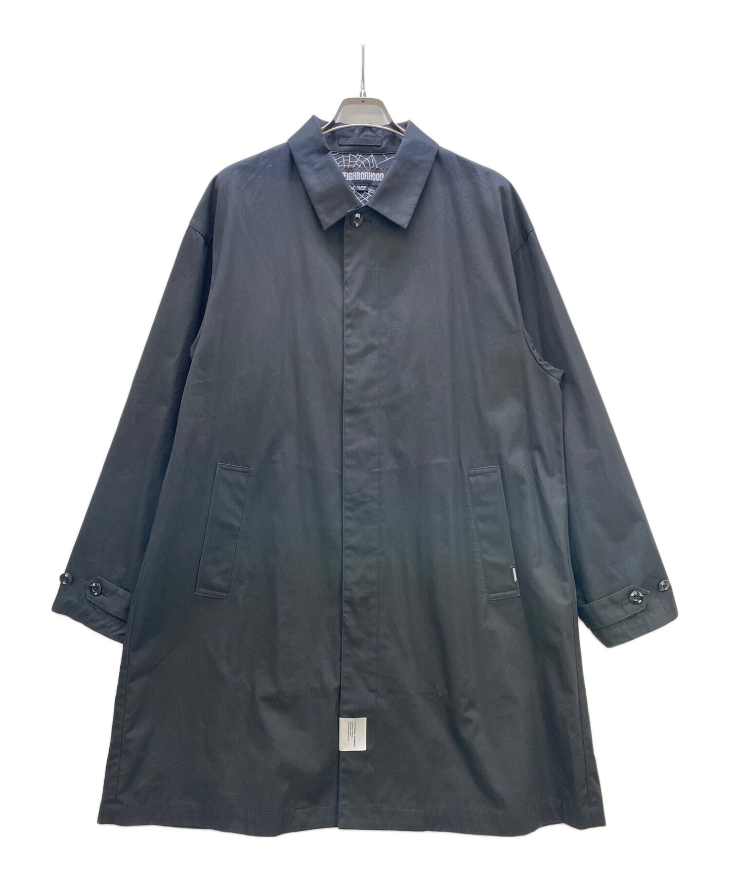 [Pre-owned] NEIGHBORHOOD 23SS stainless steel collar coat 231SPNH-JKM01