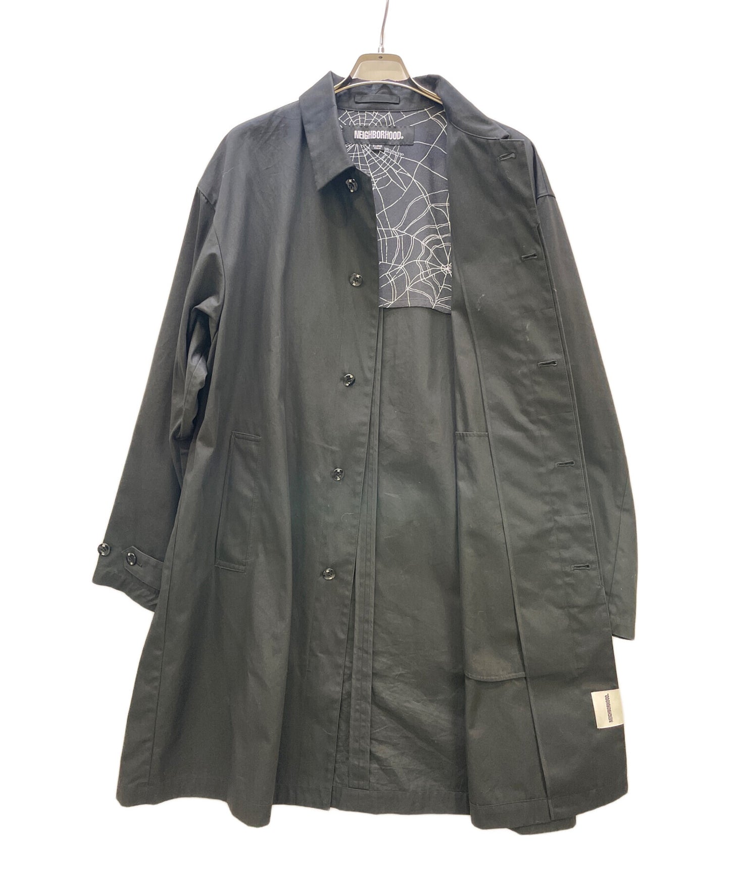 [Pre-owned] NEIGHBORHOOD 23SS stainless steel collar coat 231SPNH-JKM01