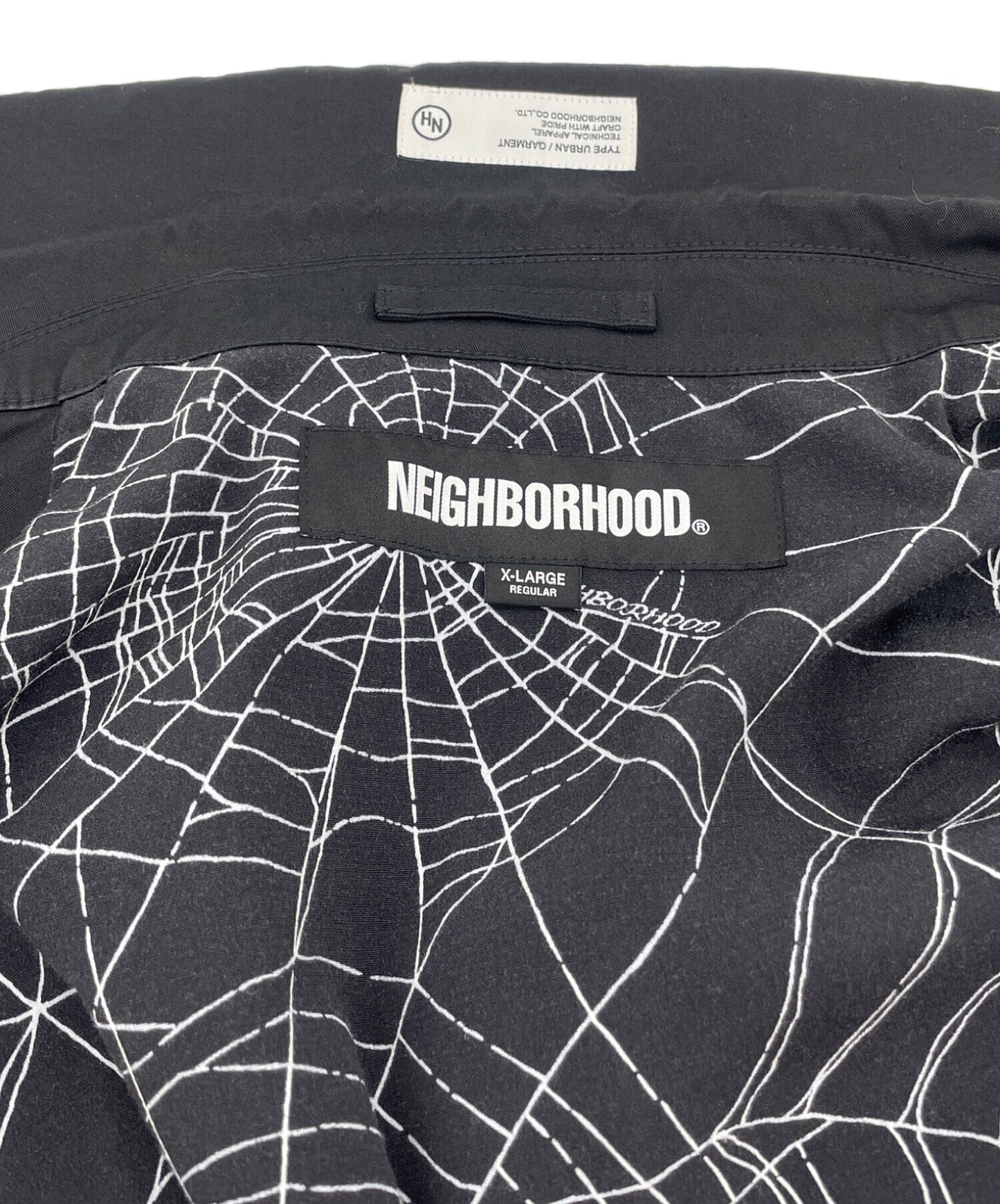 [Pre-owned] NEIGHBORHOOD 23SS stainless steel collar coat 231SPNH-JKM01