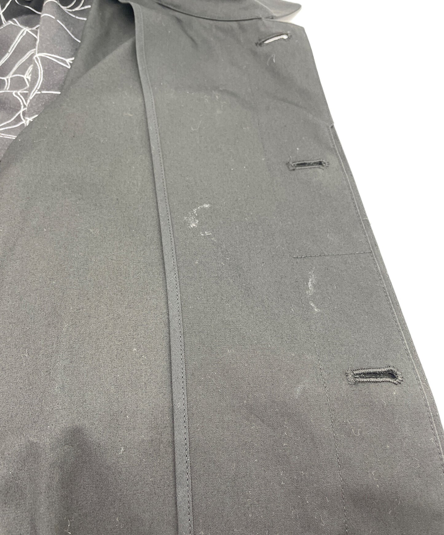 [Pre-owned] NEIGHBORHOOD 23SS stainless steel collar coat 231SPNH-JKM01