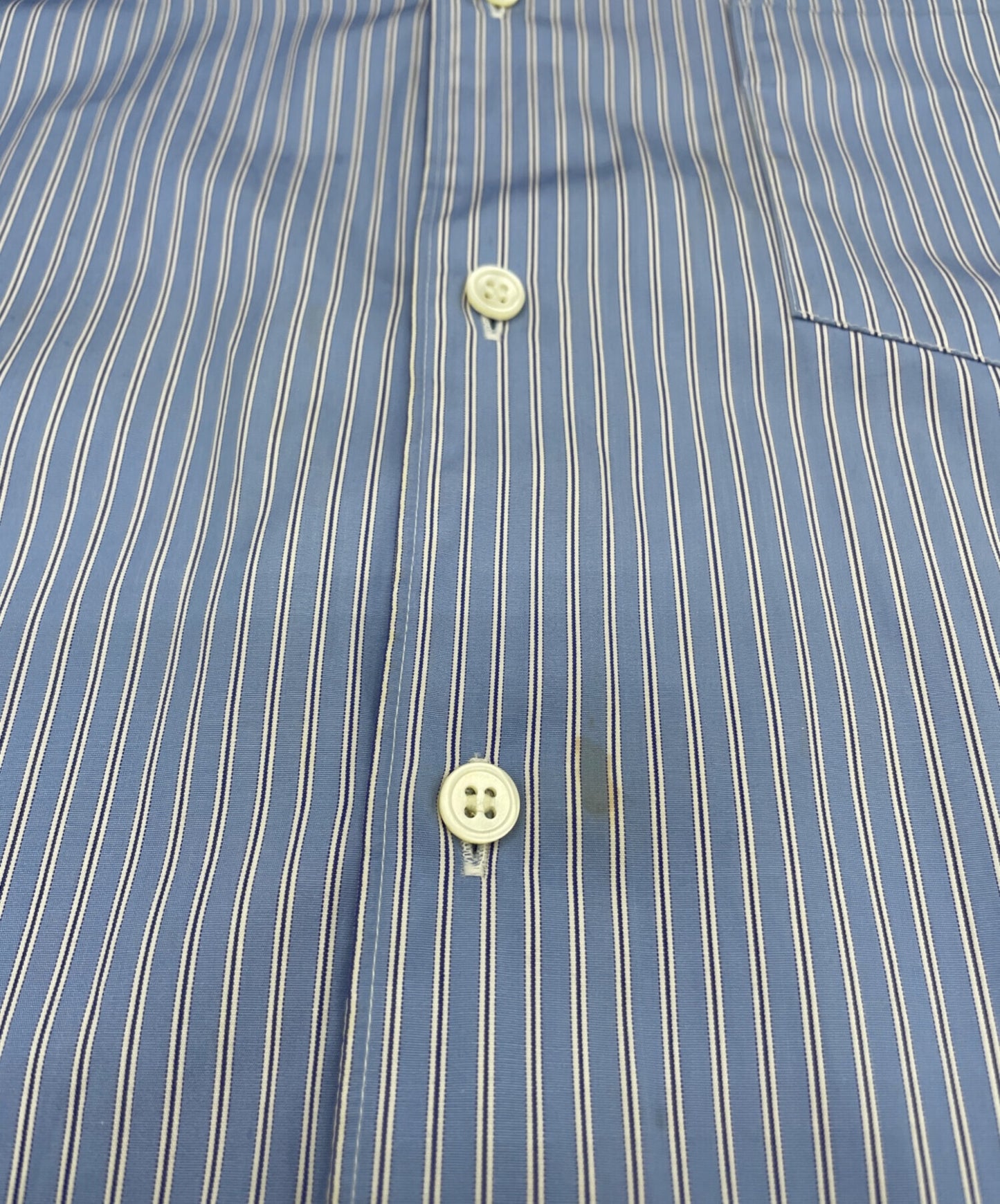 [Pre-owned] COMME des GARCONS Striped Hooded Shirt Coat S28076