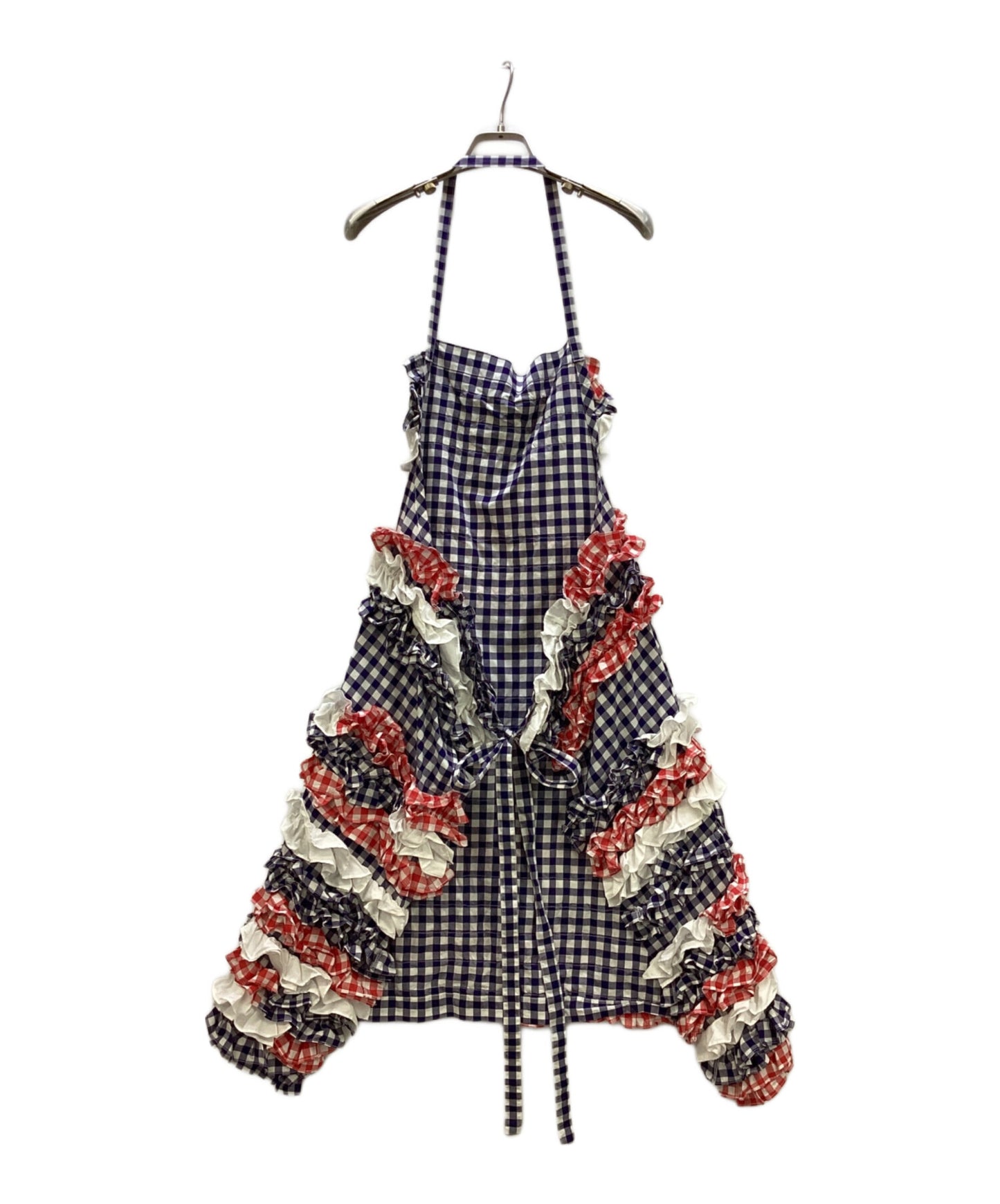 [Pre-owned] COMME des GARCONS GIRL Gingham Check Dress Apron NK-A006