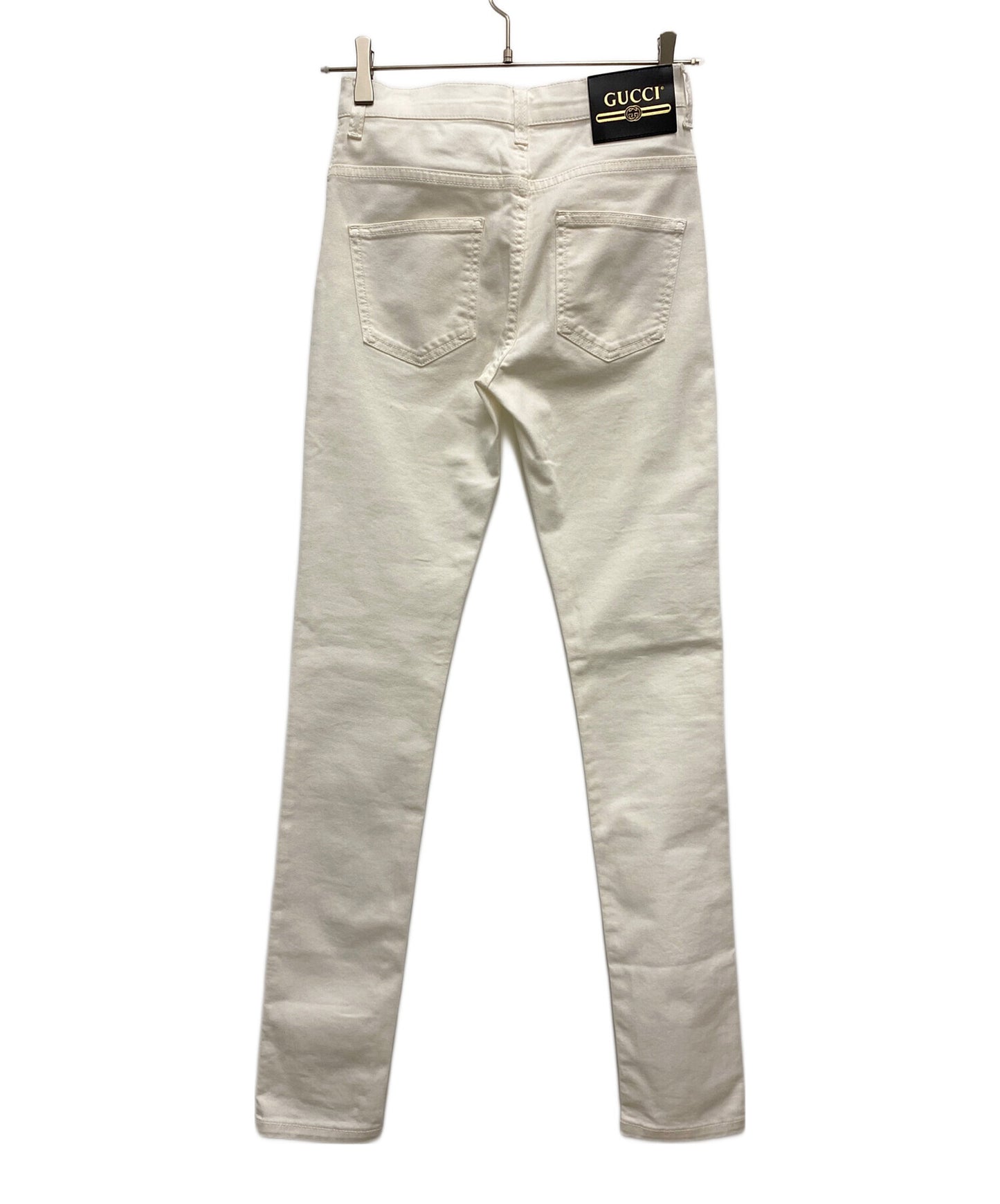 [Pre-owned] GUCCI white jeans 502797
