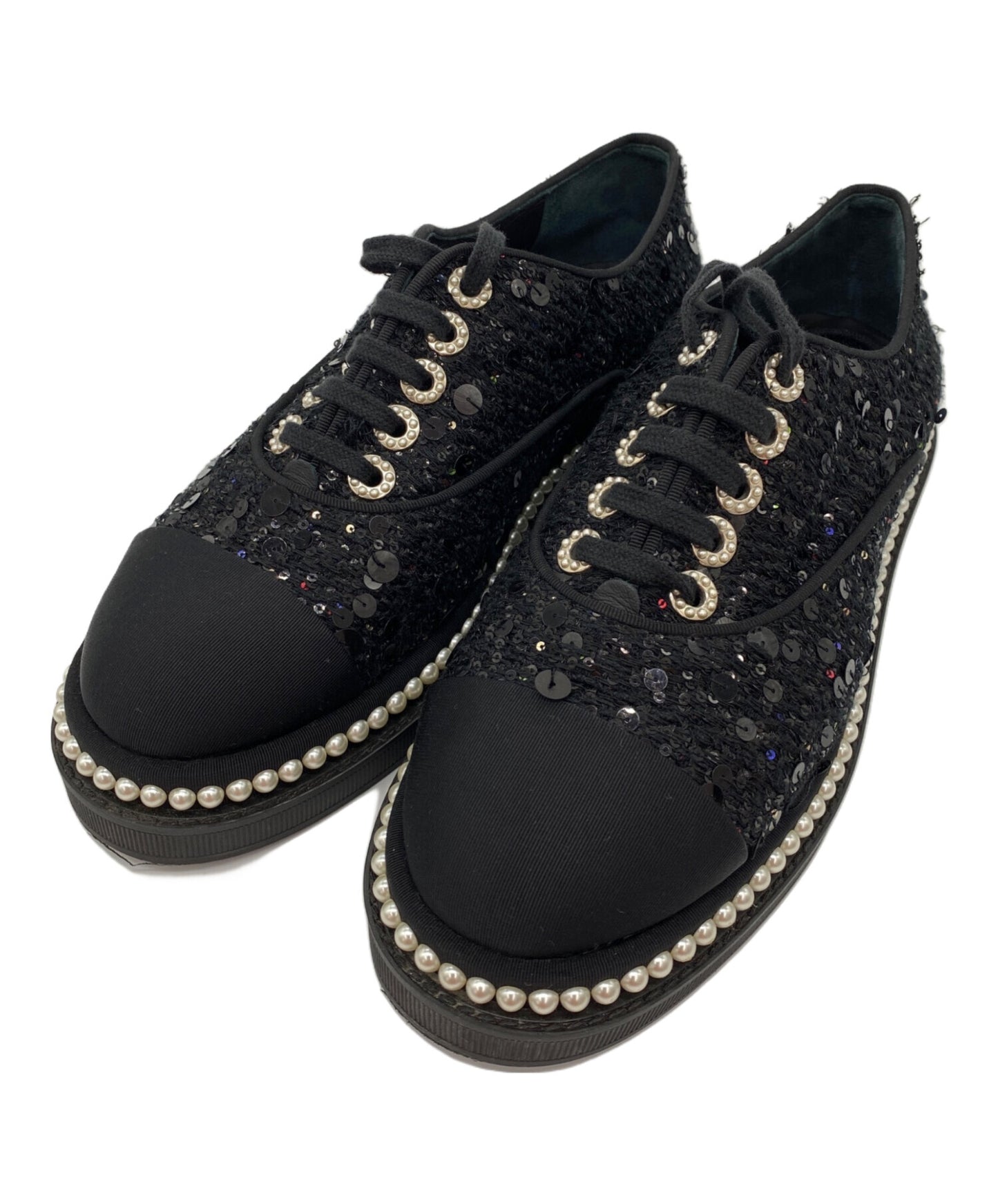 [Pre-owned] CHANEL Faux Pearl Shoes G32357