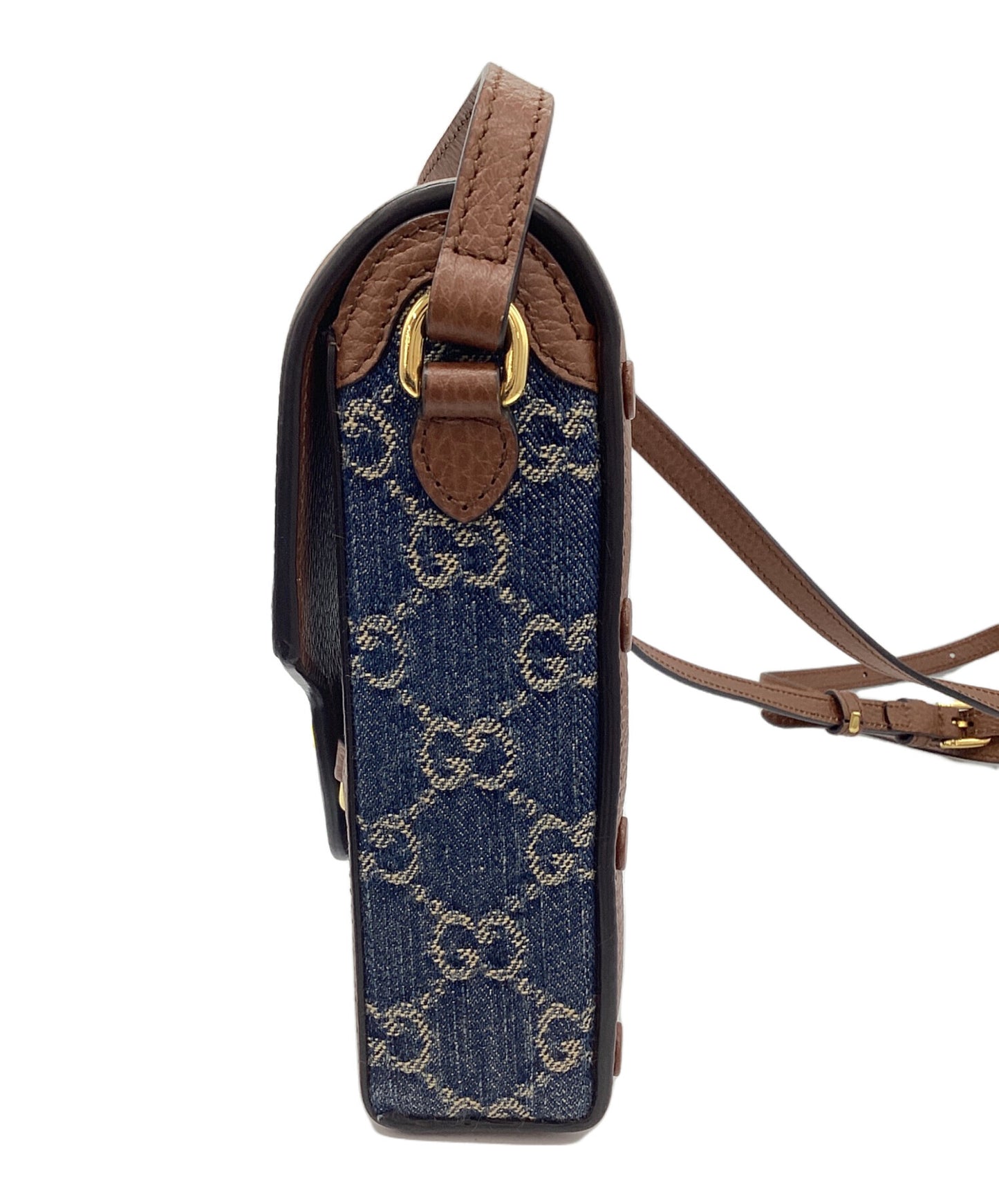 [Pre-owned] GUCCI Pochette GUCCI Horsebit denim 625615