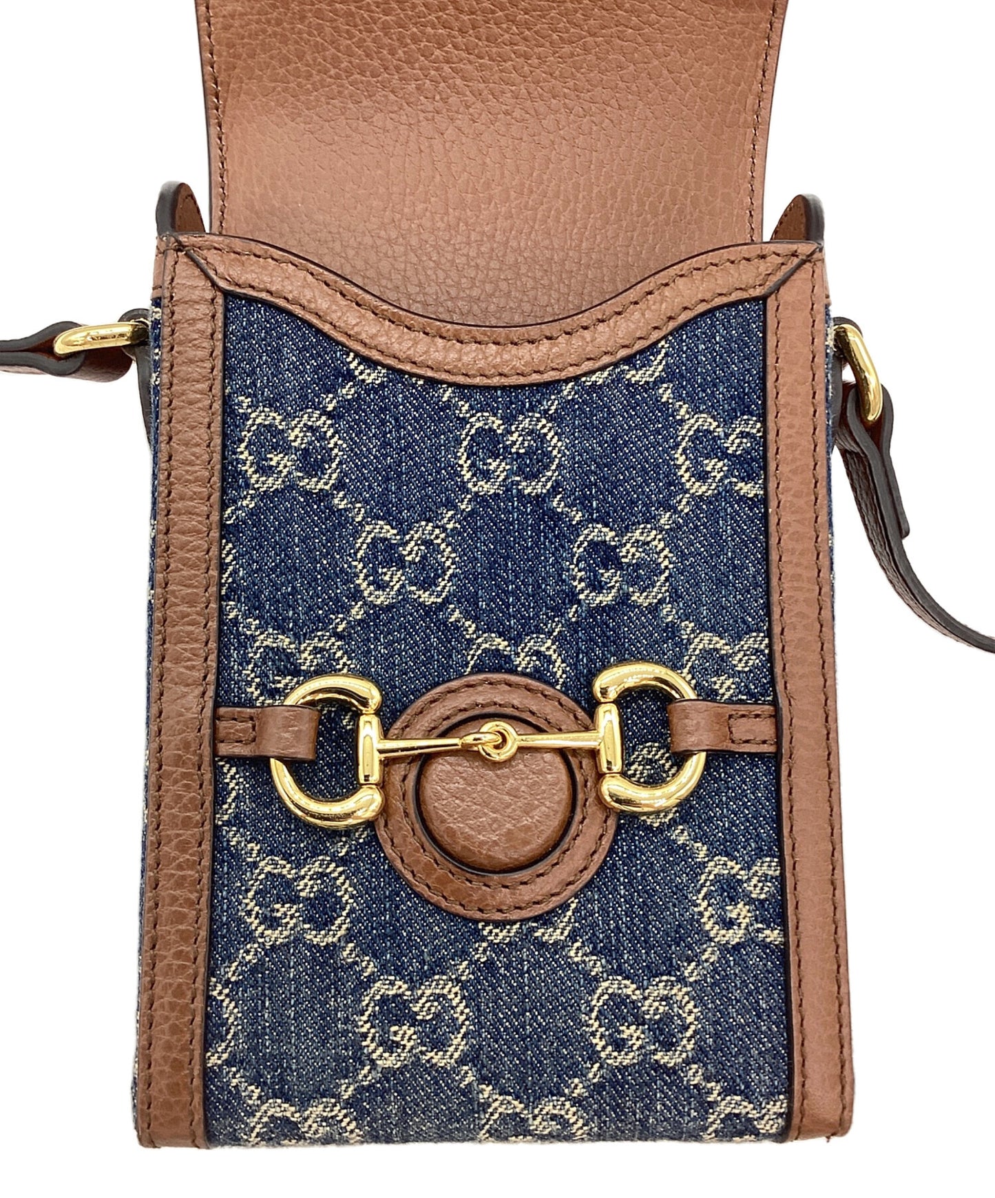 [Pre-owned] GUCCI Pochette GUCCI Horsebit denim 625615