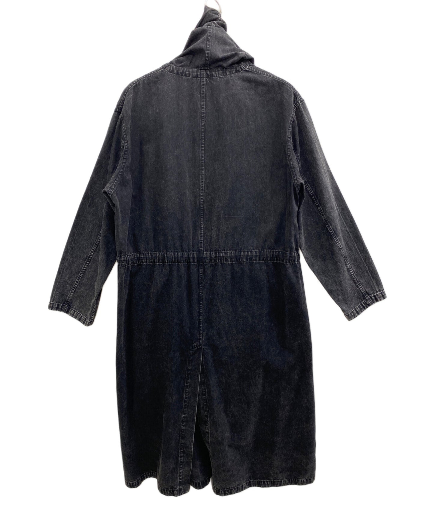 [Pre-owned] Y's 25SS 6OZ BLEACHED DENIM HOODIE COAT YP-C11-008