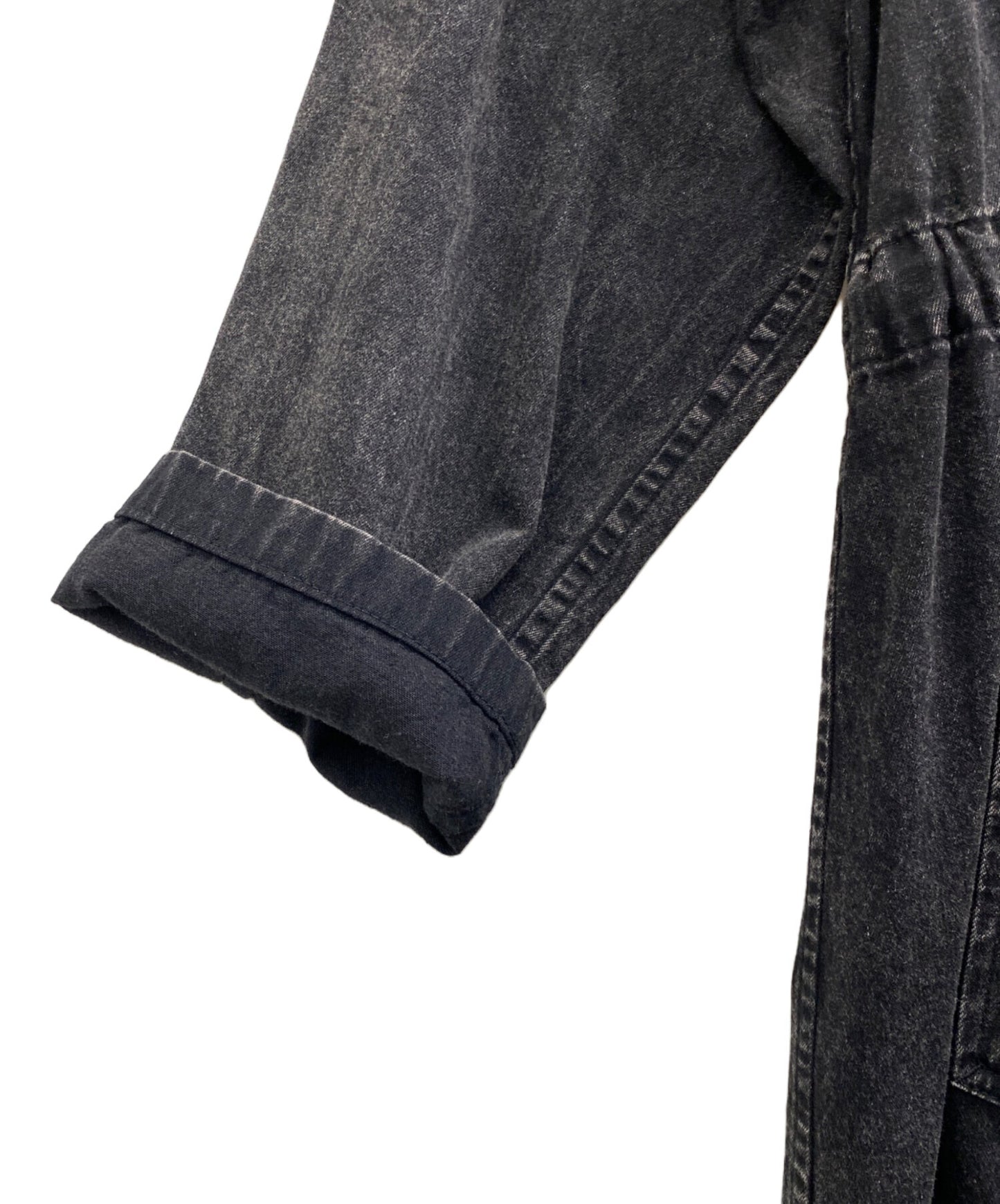 [Pre-owned] Y's 25SS 6OZ BLEACHED DENIM HOODIE COAT YP-C11-008