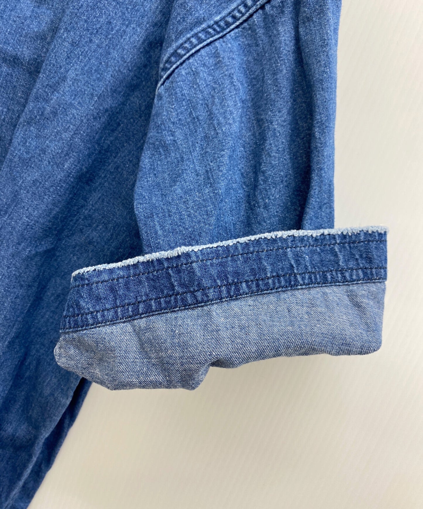 [Pre-owned] s'yte 8OZ DENIM OPEN-SHOULDER SHIRT UI-B26-007