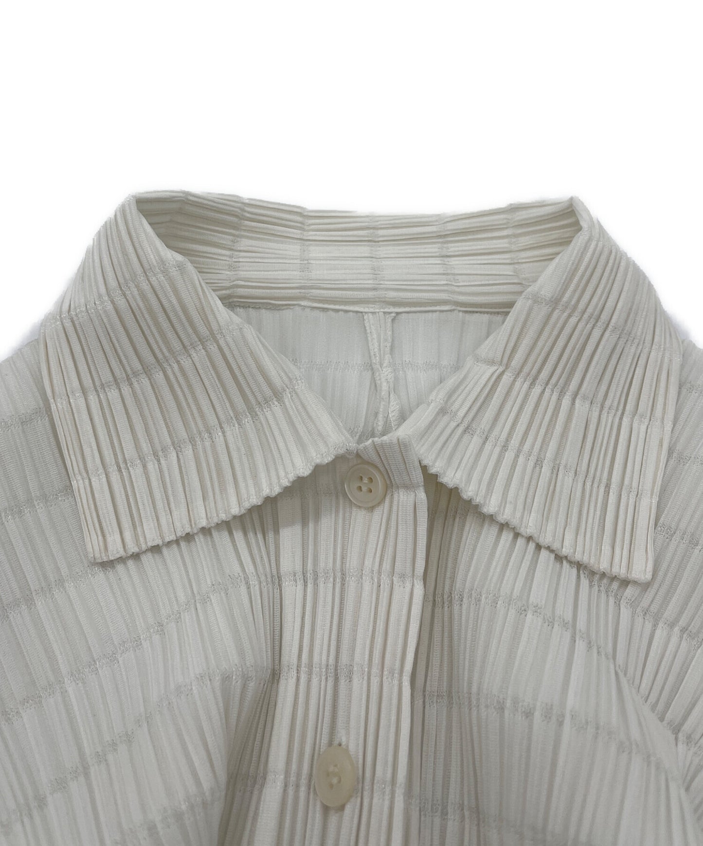 [Pre-owned] PLEATS PLEASE pleated shirt PP11-JJ713