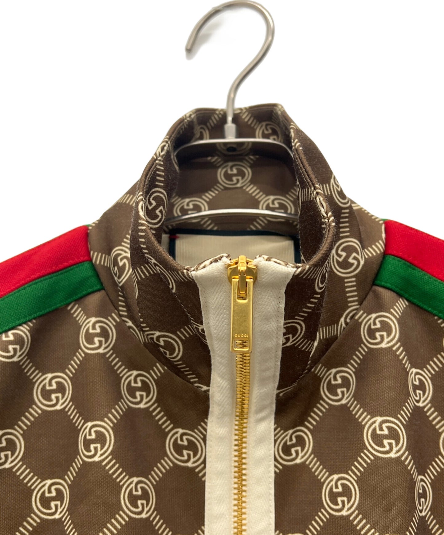[Pre-owned] GUCCI Interlocking G Sherry Line Blouson 671495 XJD1G