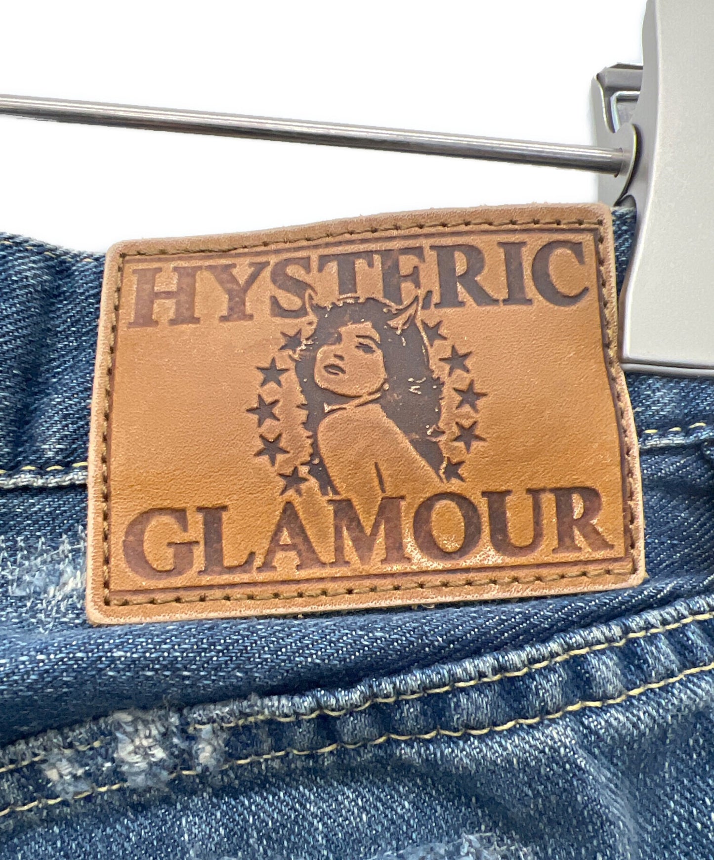 [Pre-owned] Hysteric Glamour Damaged denim pants 0224AP05
