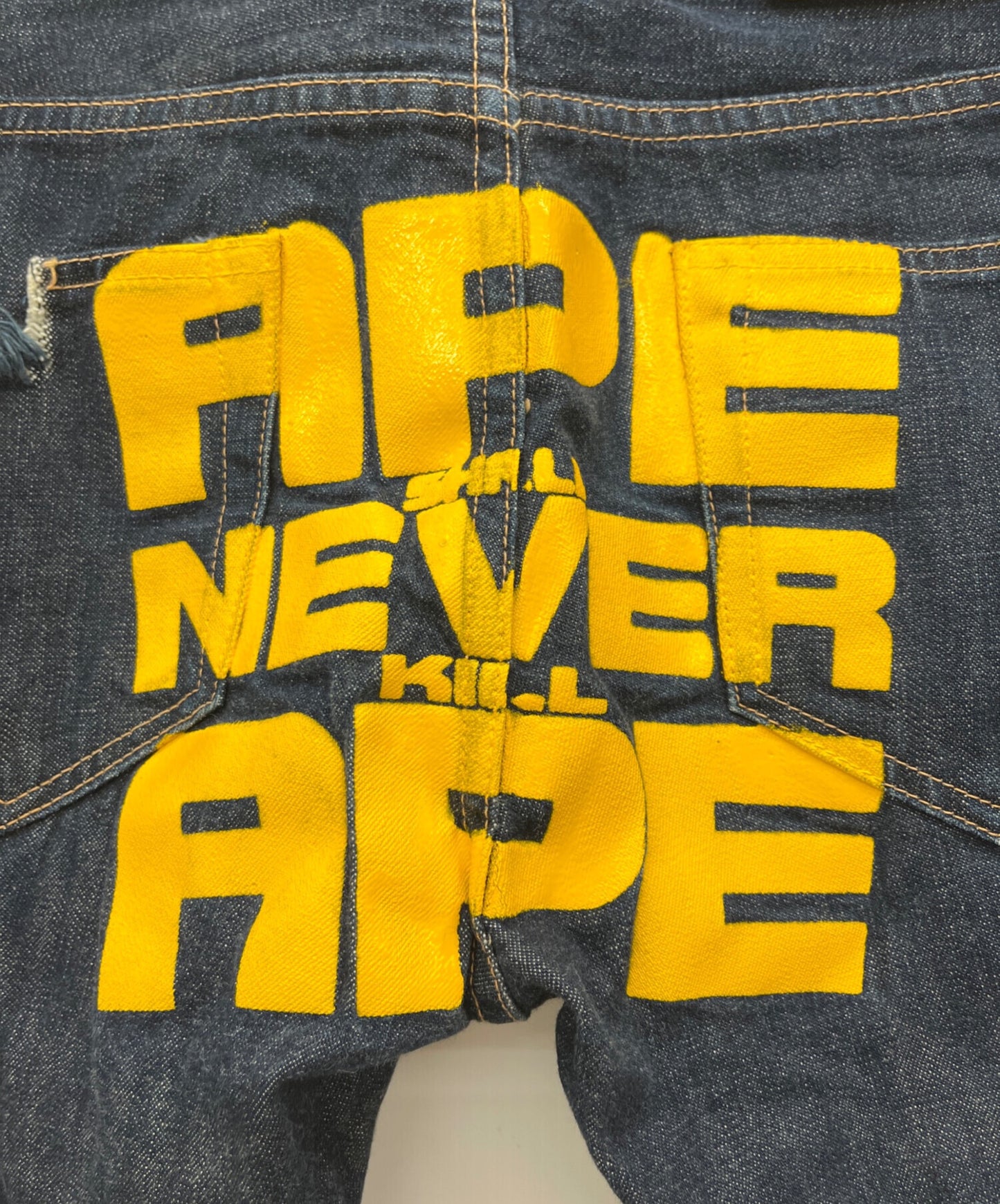 [Pre-owned] A BATHING APE denim pants