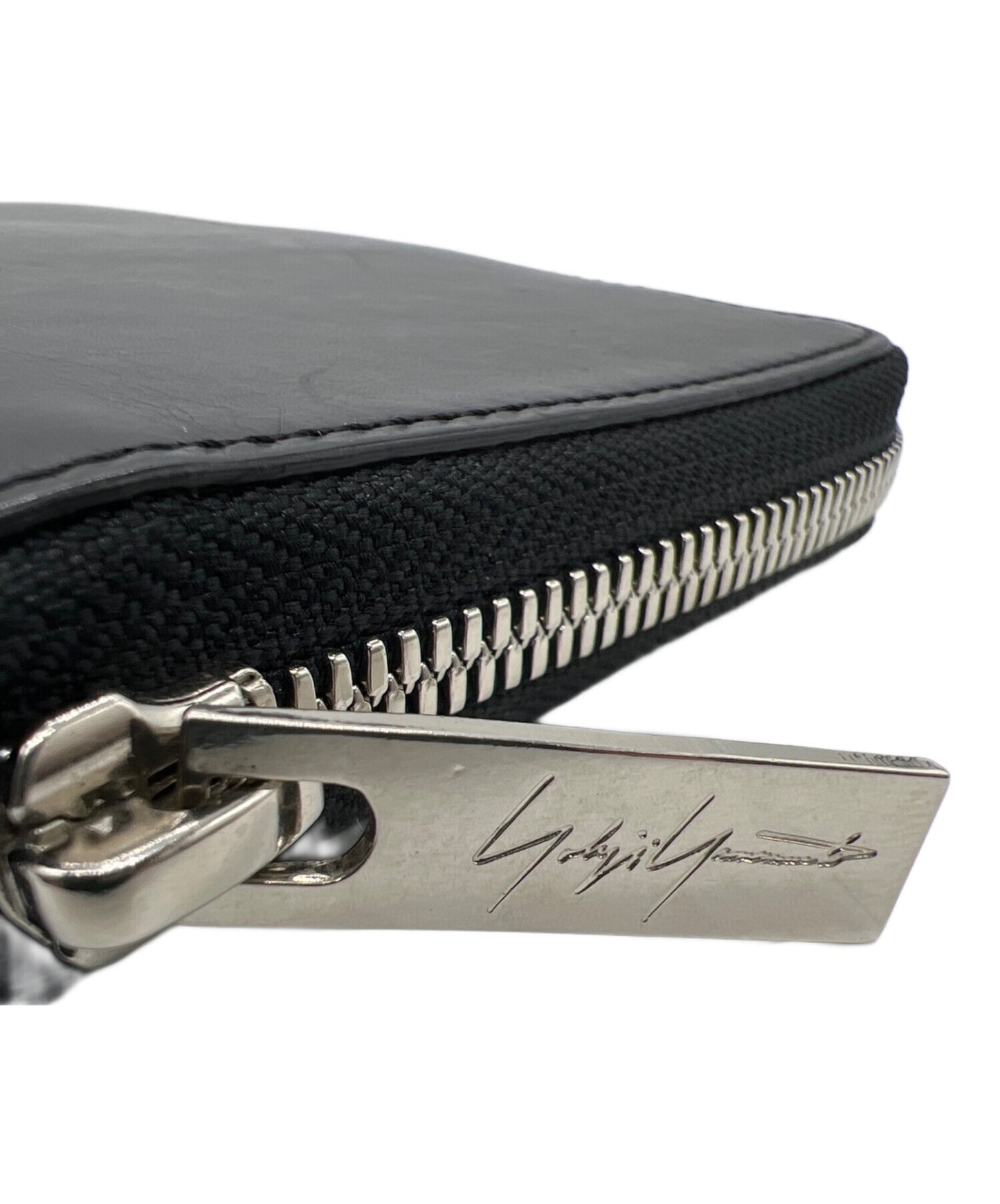 [Pre-owned] Yohji Yamamoto pour homme Bifold Wallet COW LEATHER FASTENER WALLET S HL-A01-763