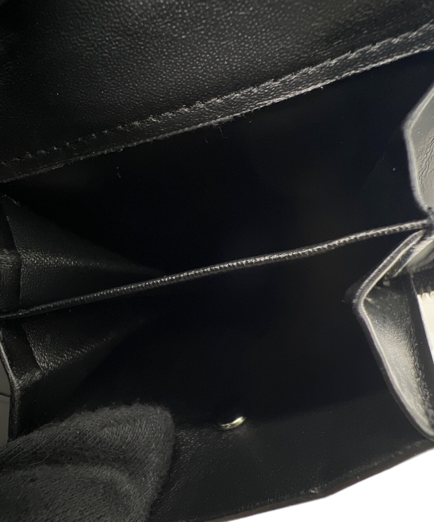 [Pre-owned] Yohji Yamamoto pour homme Bifold Wallet COW LEATHER FASTENER WALLET S HL-A01-763