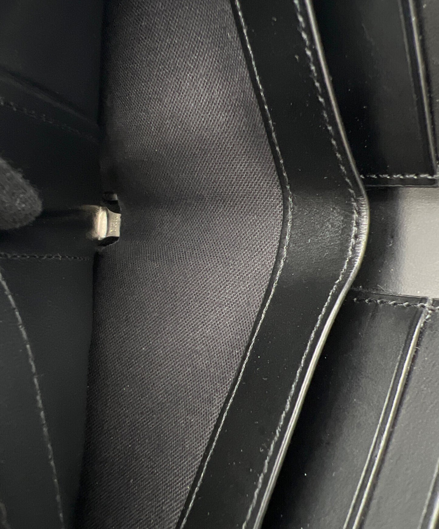 [Pre-owned] Yohji Yamamoto pour homme Bifold Wallet COW LEATHER FASTENER WALLET S HL-A01-763