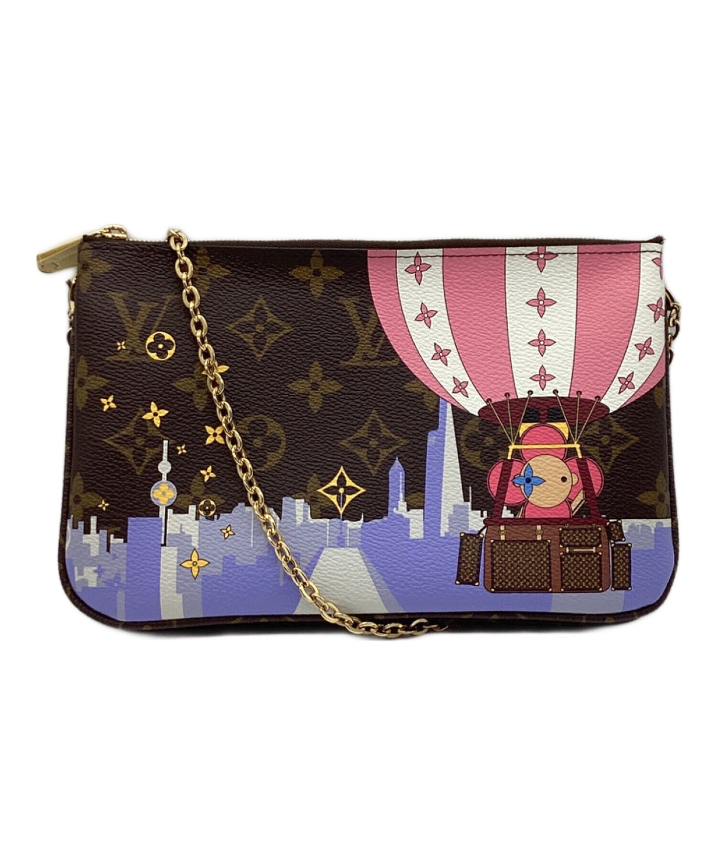 [Pre-owned] LOUIS VUITTON Vivienne Pochette Double Zip M68486