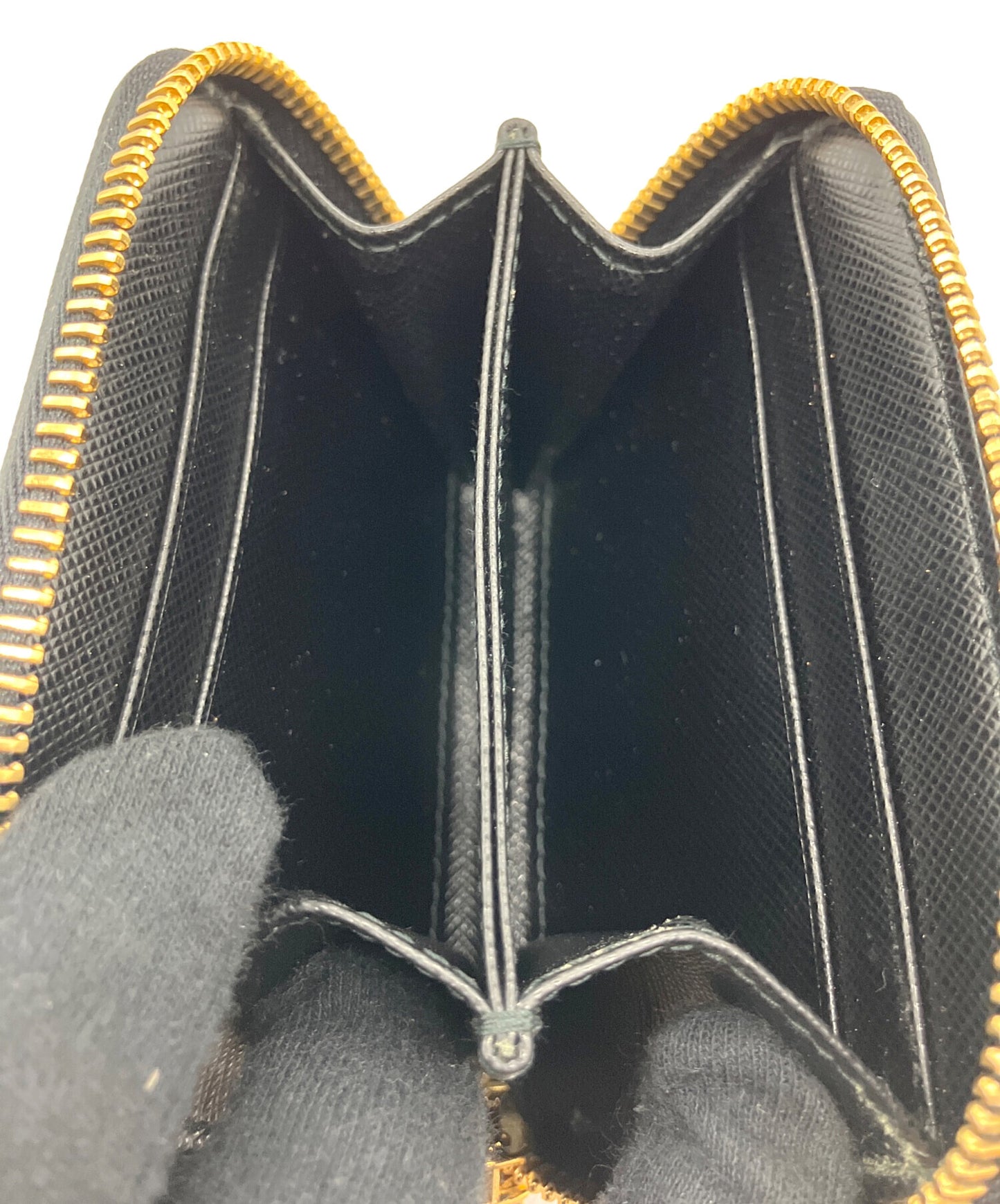 [Pre-owned] PRADA Coin purse Saffiano 1MM268