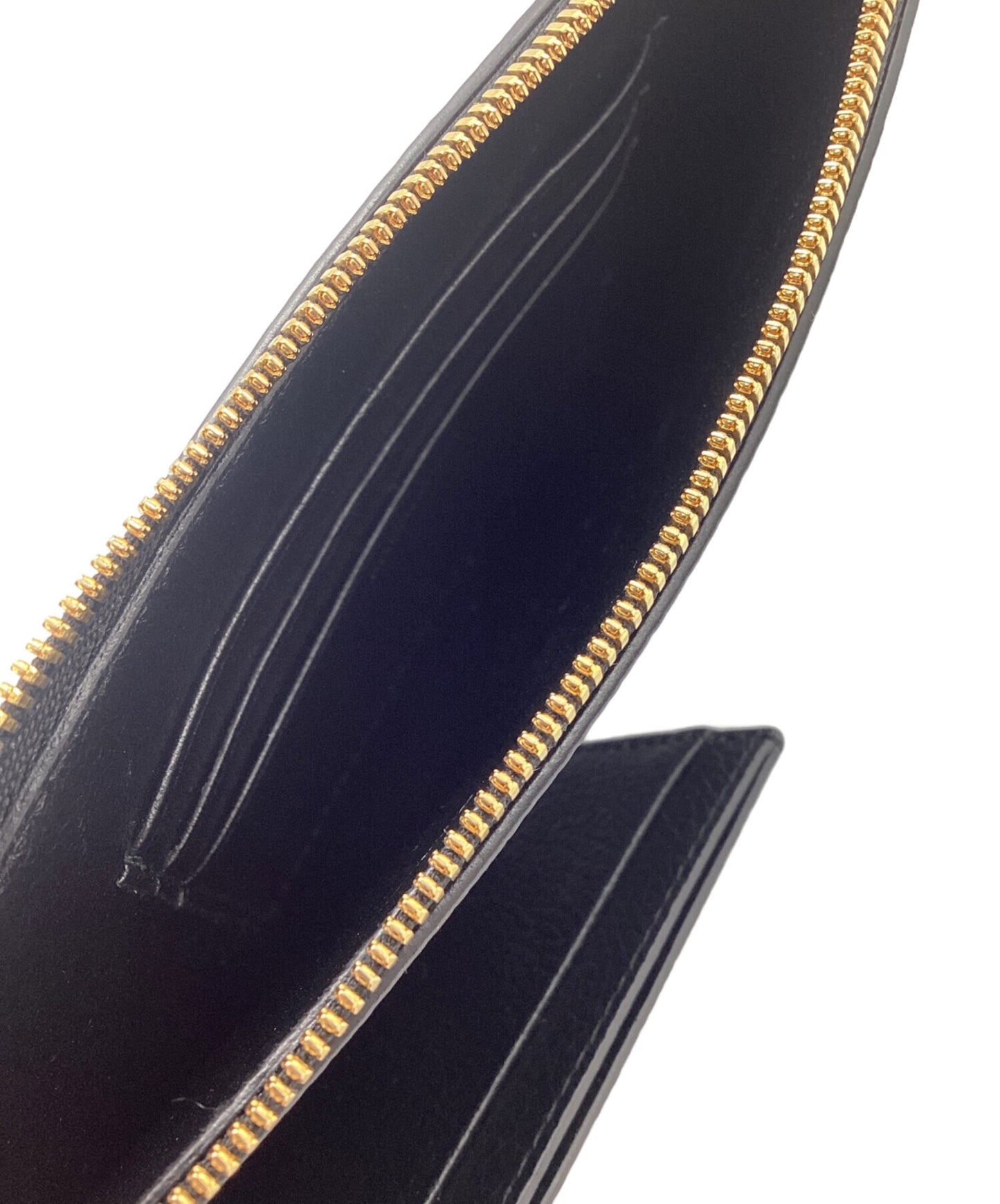 [Pre-owned] BALENCIAGA Logo-printed neck-shoulder leather cash pouch & card case 659783