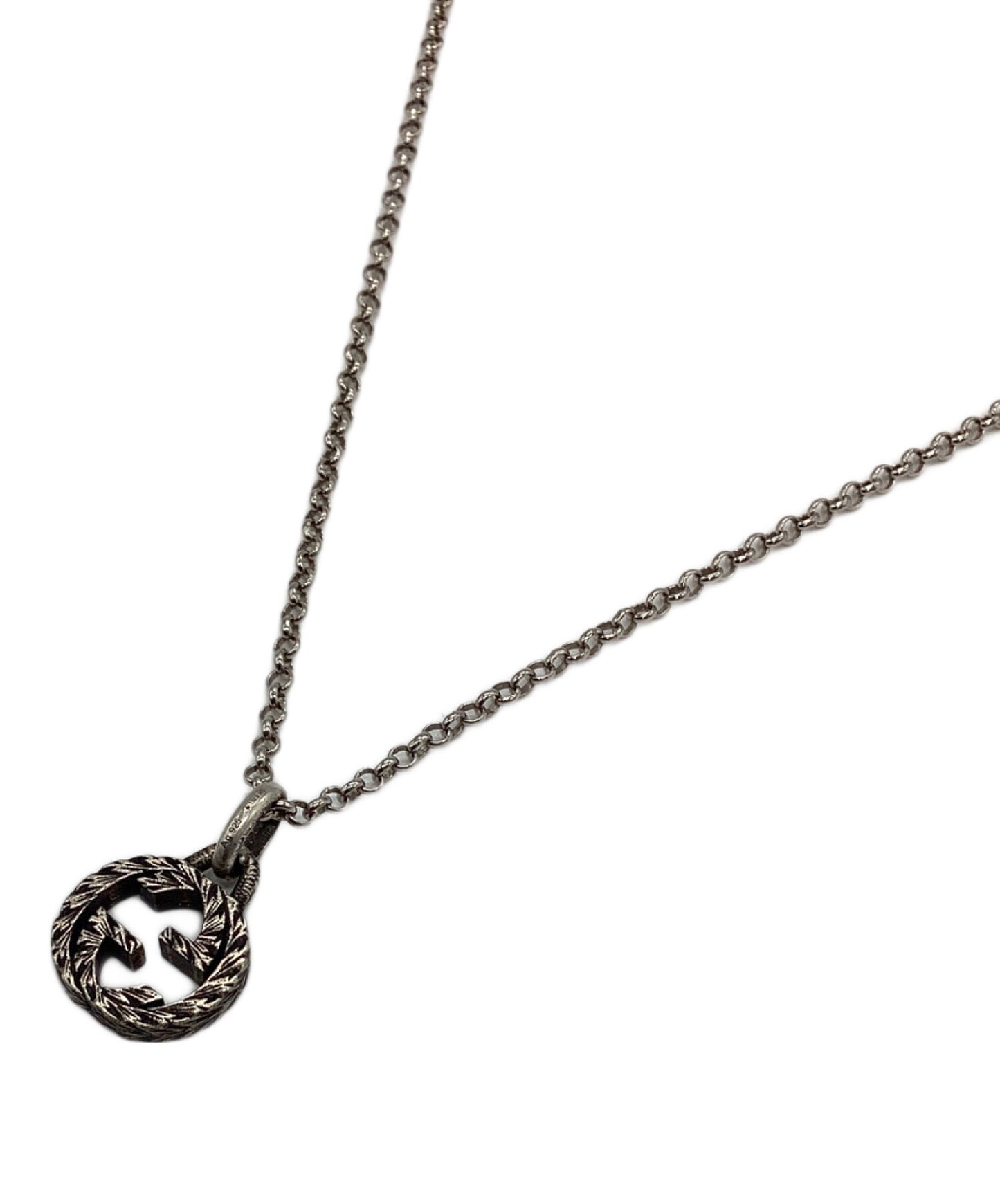 [Pre-owned] GUCCI necklace 455535 j8400 0811