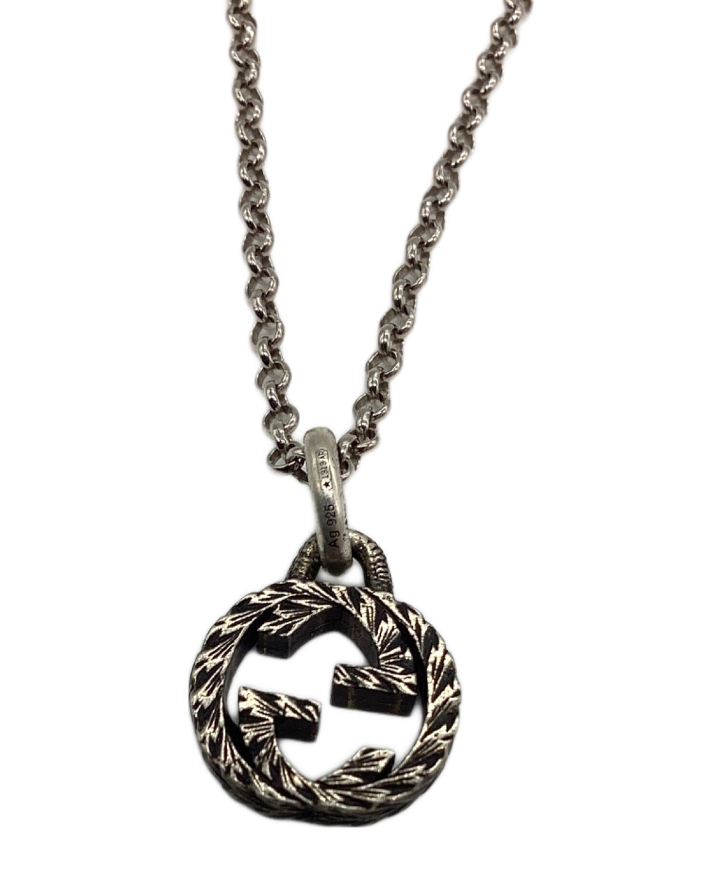 [Pre-owned] GUCCI necklace 455535 j8400 0811