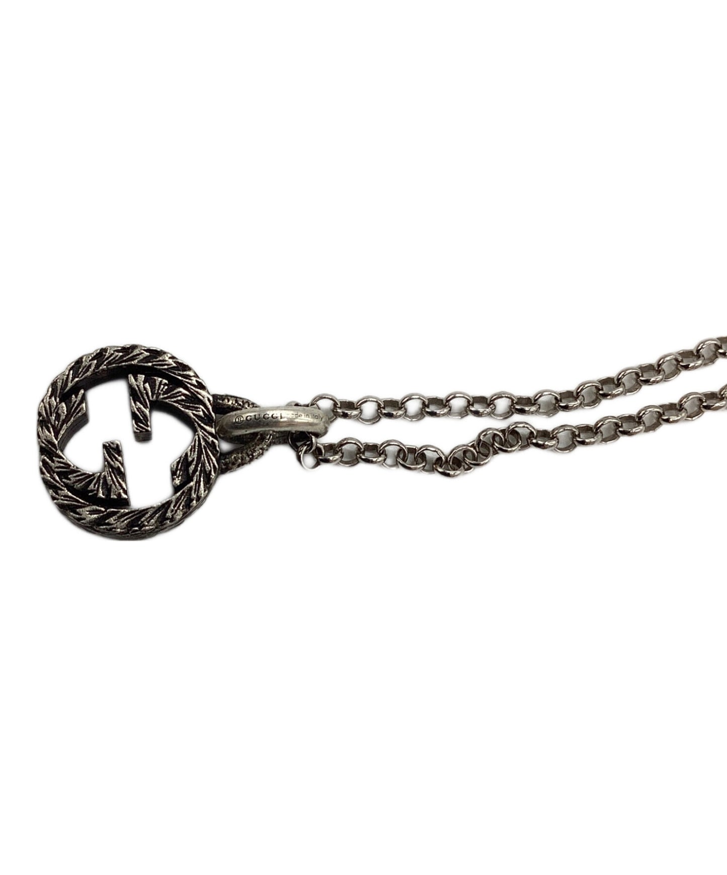 [Pre-owned] GUCCI necklace 455535 j8400 0811