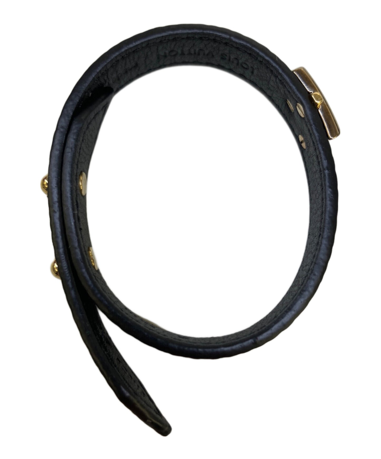 [Pre-owned] LOUIS VUITTON Leather Bracelet M6400