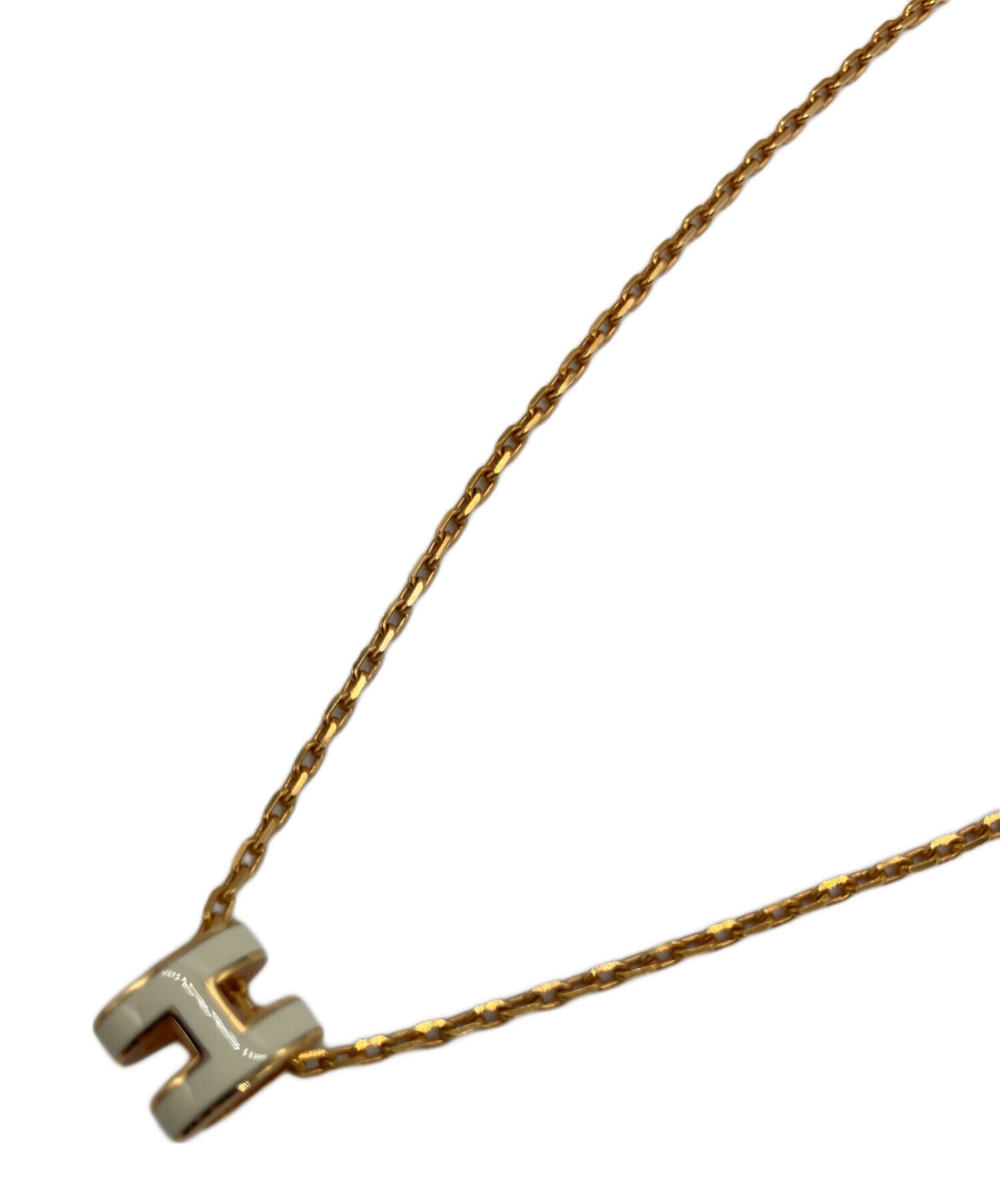 [Pre-owned] HERMES Mini Pop Ash H necklace