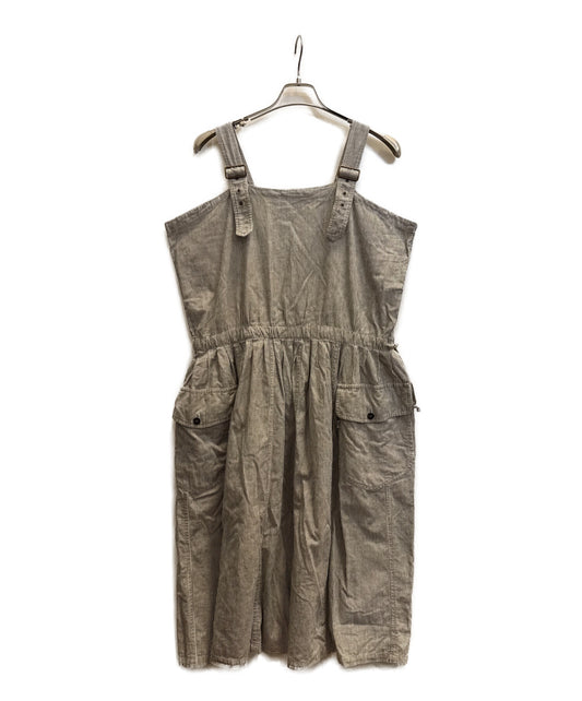 [Pre-owned] I.S. ISSEY MIYAKE SPORT Hickory-Striped Overalls