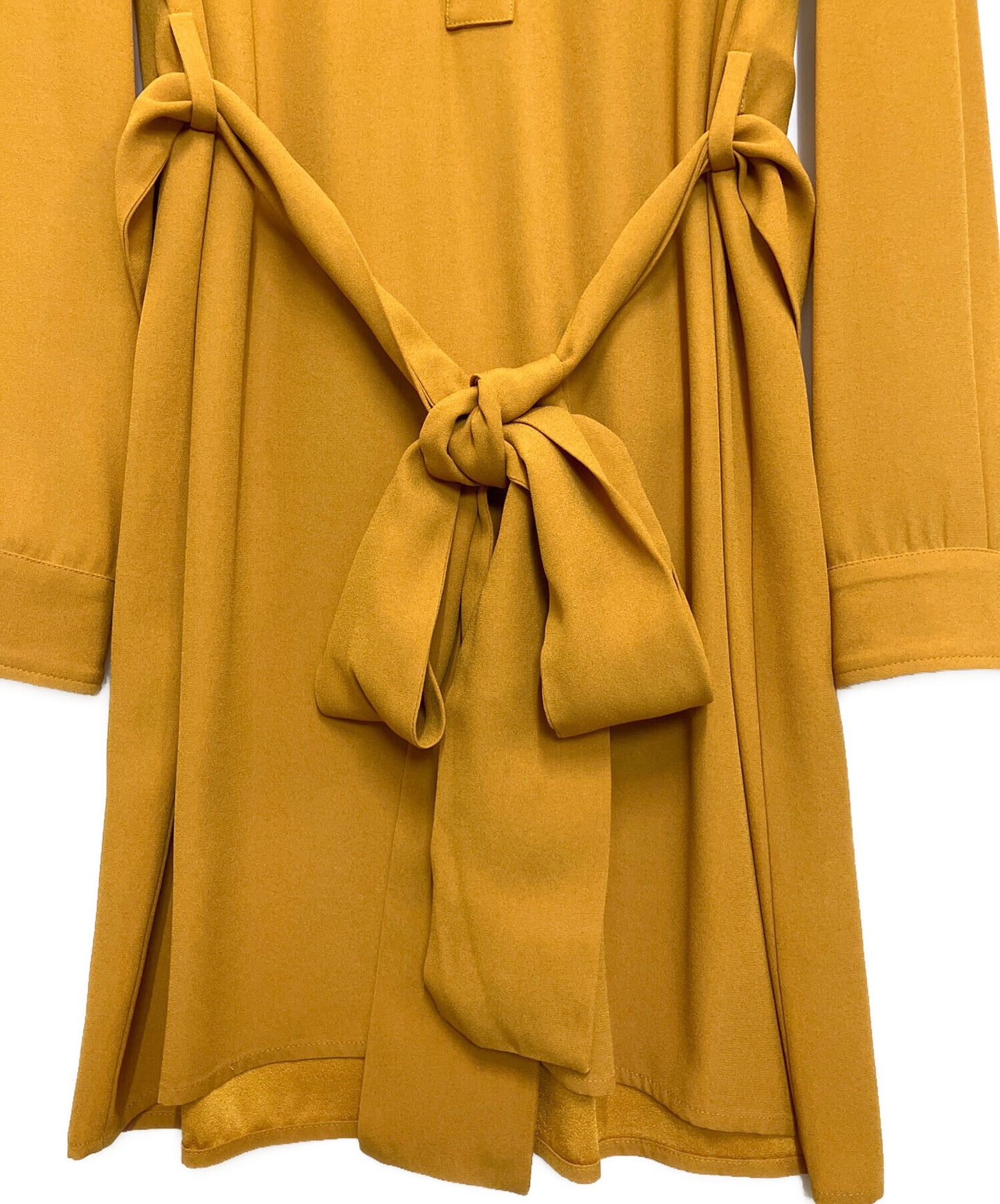 [Pre-owned] GUCCI Half Button Midi Dress 345037