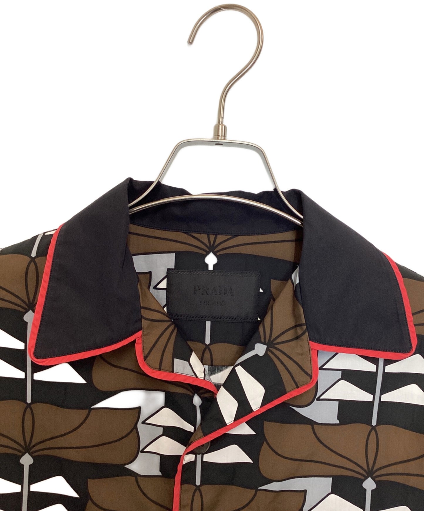 [Pre-owned] PRADA open-collared shirt UCS394