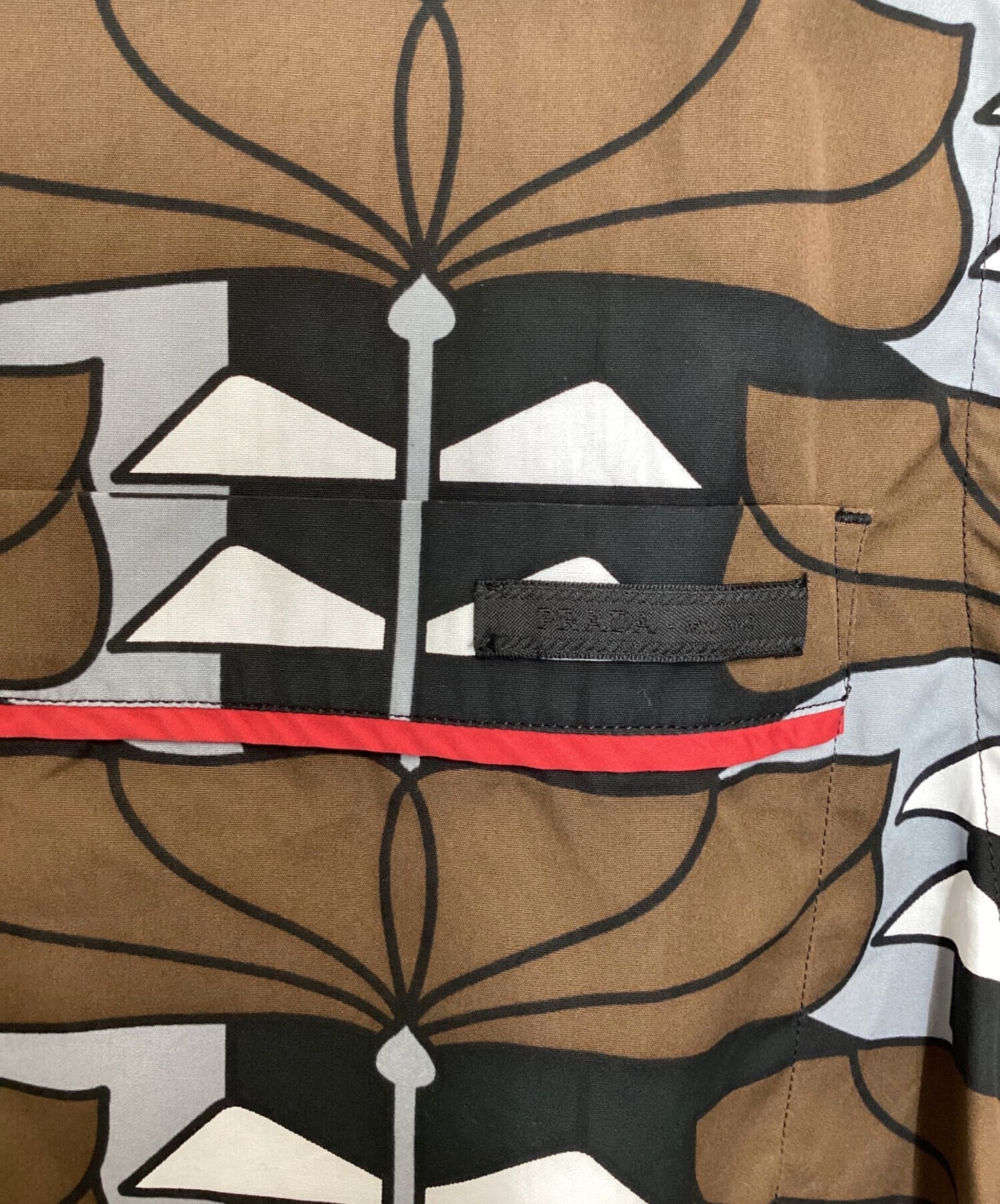 [Pre-owned] PRADA open-collared shirt UCS394