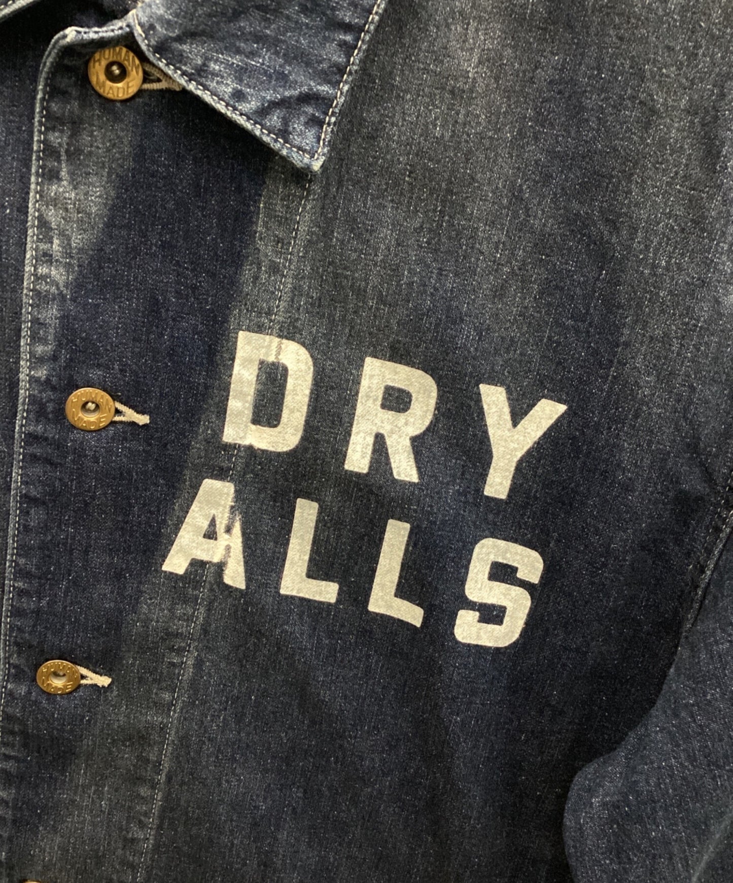 [Pre-owned] HUMAN MADE Military Denim Coverall Jacket HM28JK004