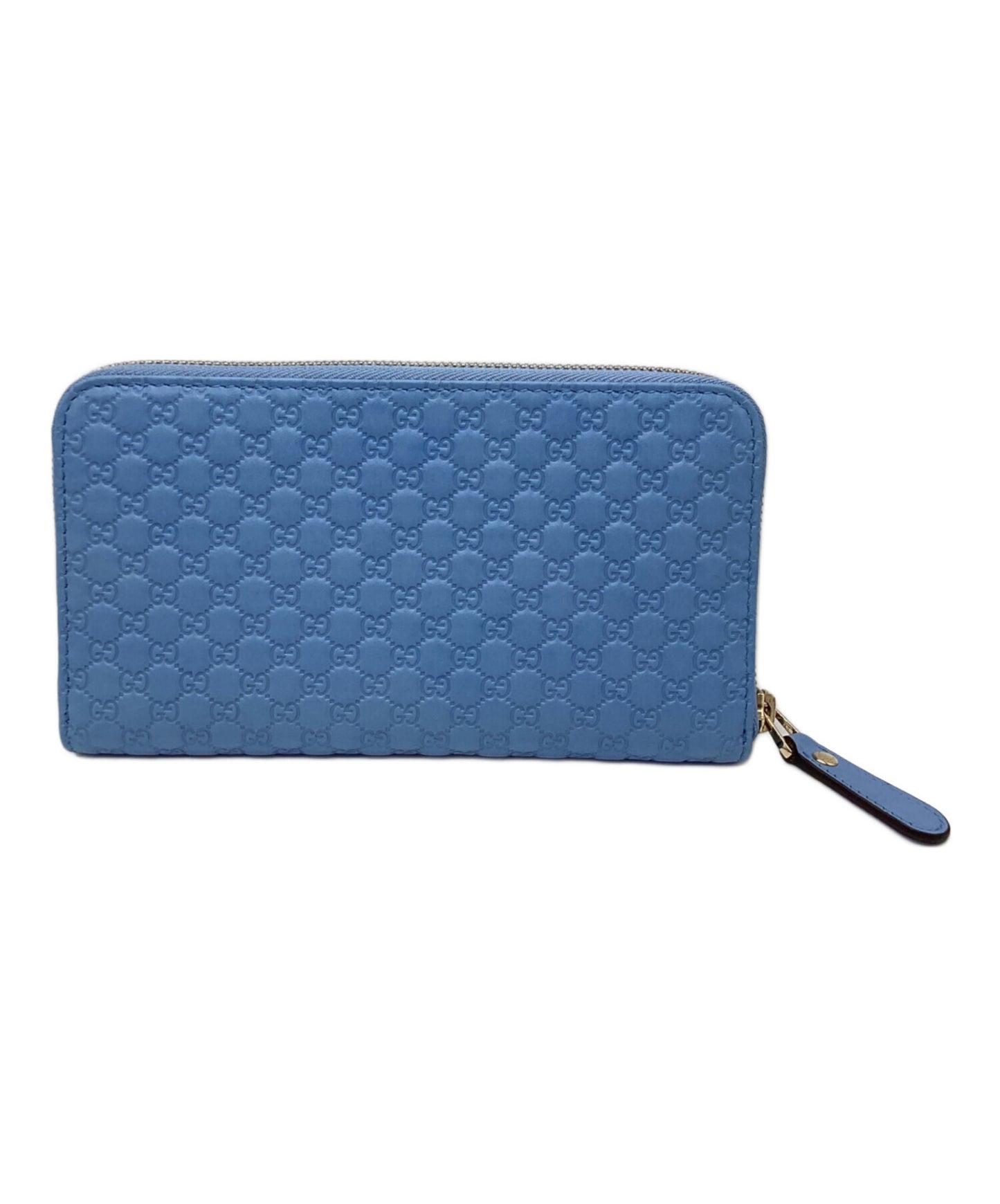 [Pre-owned] GUCCI Micro Guccissima Round Zipper Long Wallet 449391