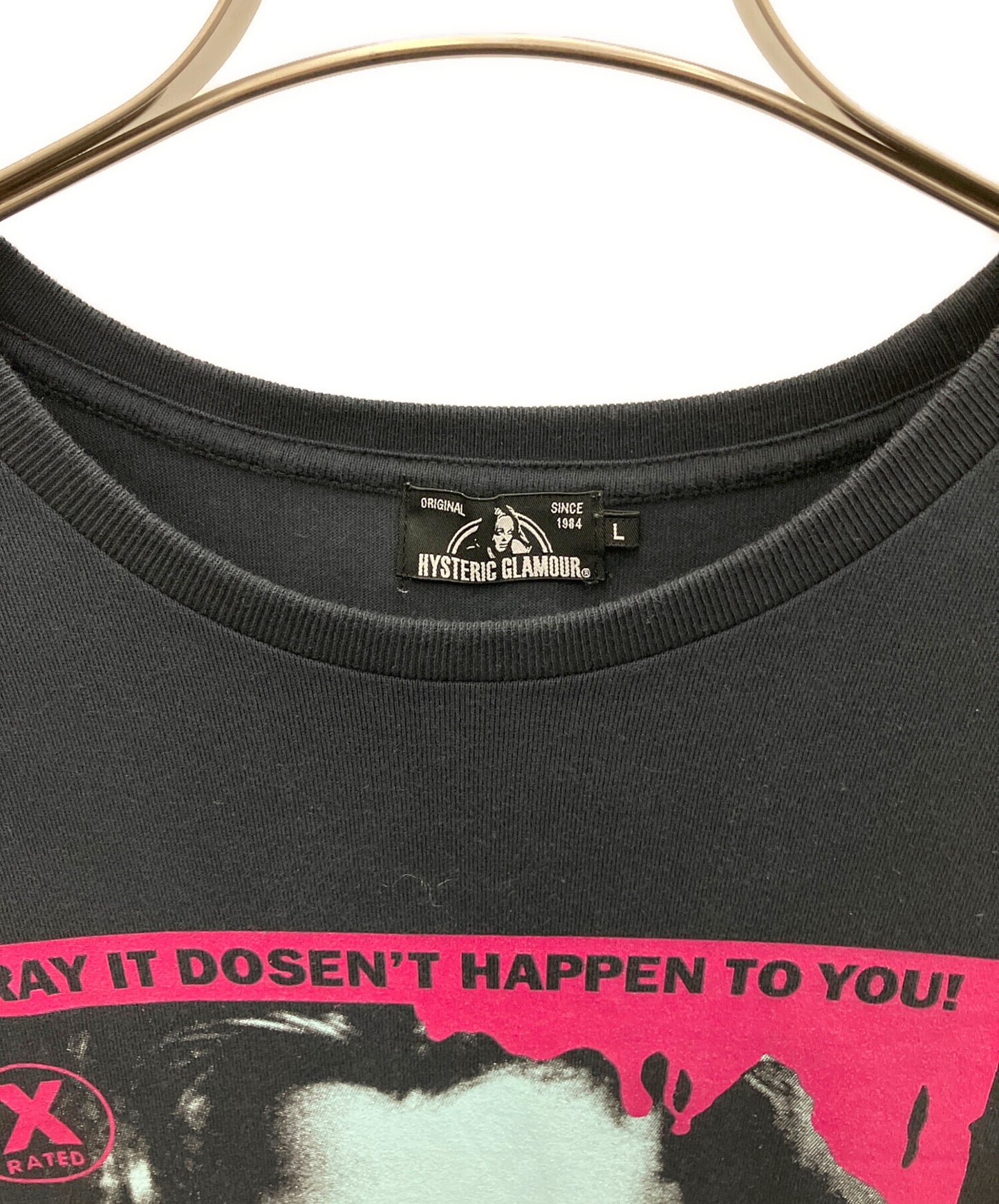 [Pre-owned] Hysteric Glamour THE DEATH CITY pt T-shirt 02191CT31