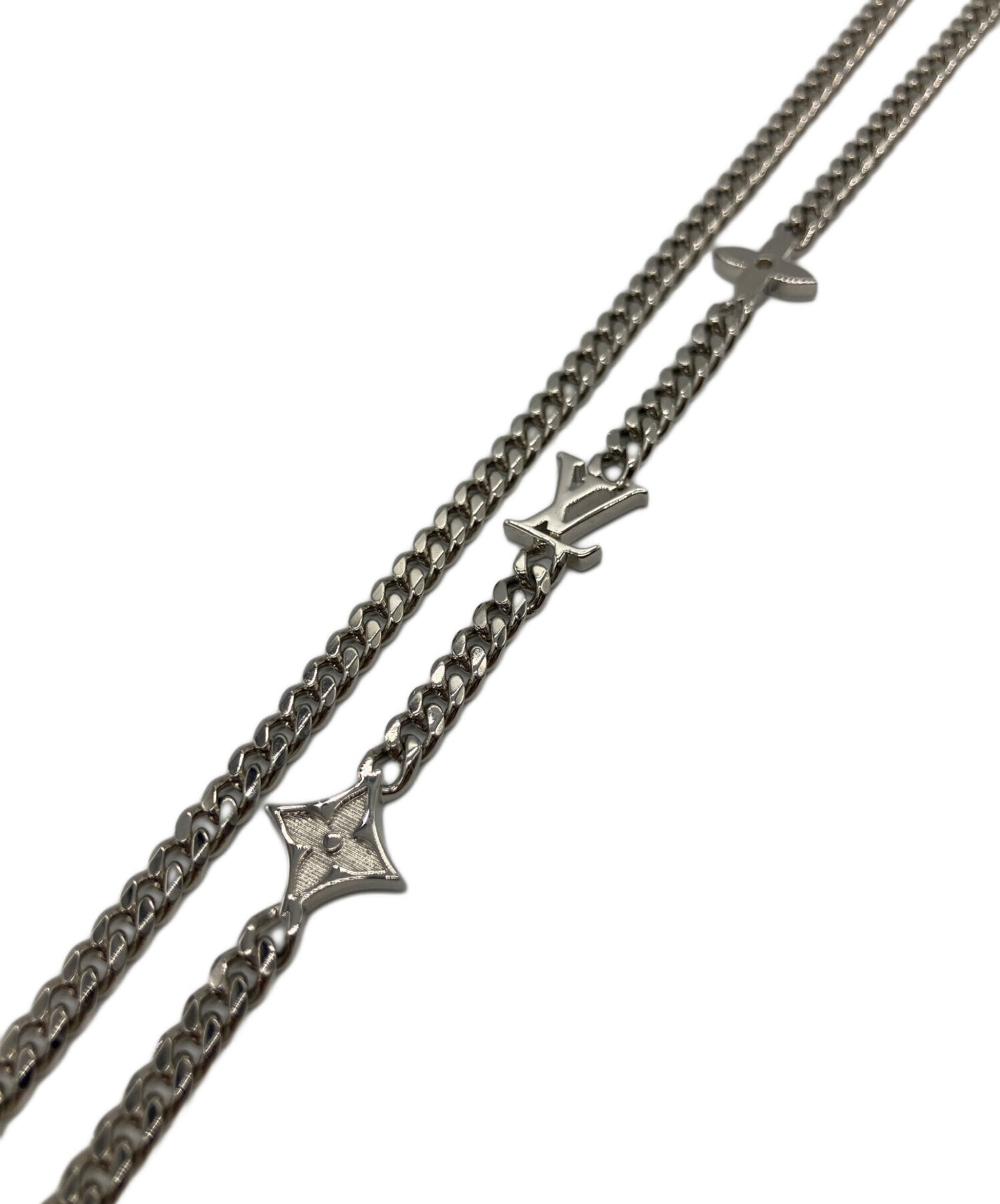 [Pre-owned] LOUIS VUITTON Necklace Monogram Lowe M01490
