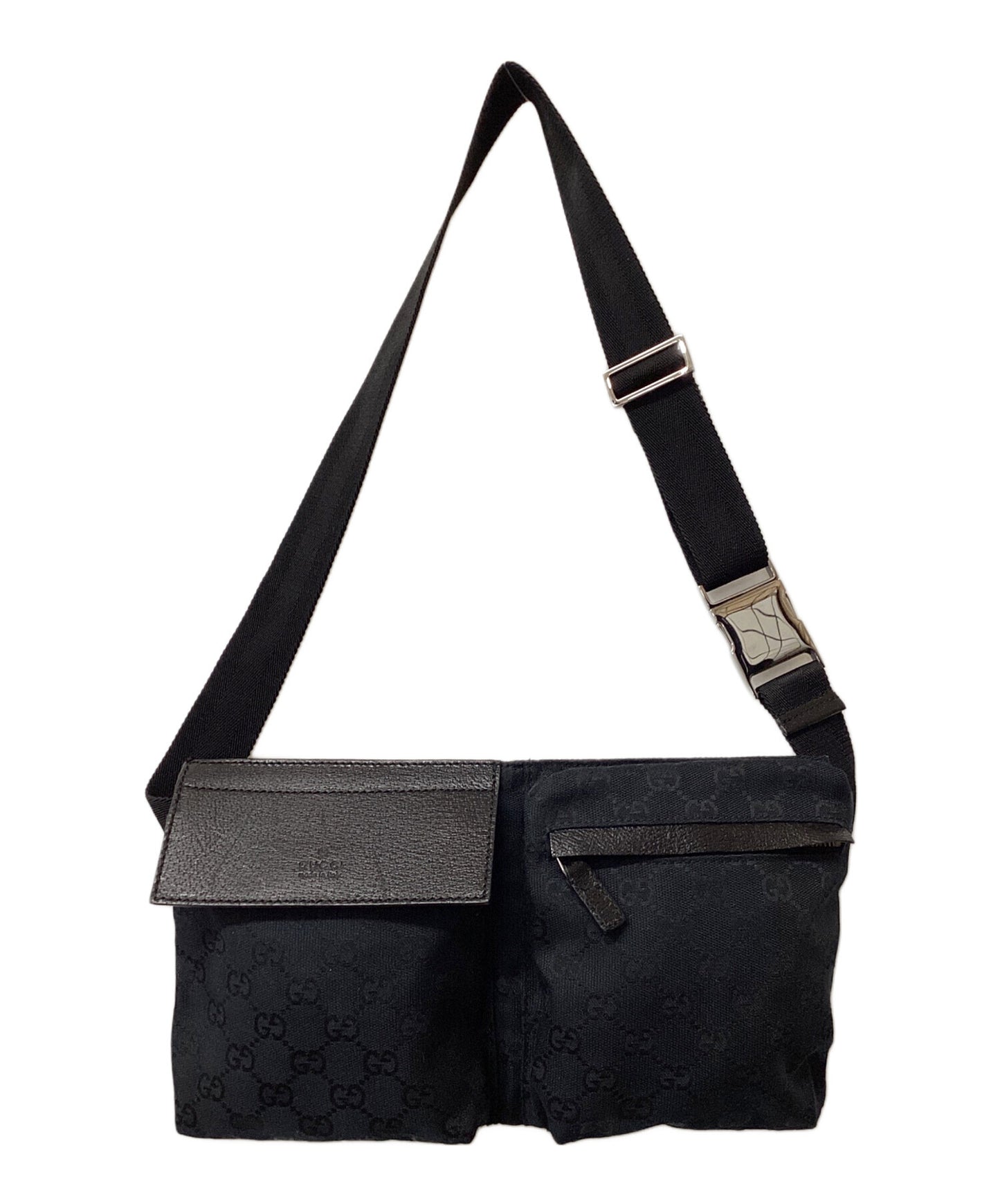 [Pre-owned] GUCCI GG canvas waist pouch 28566