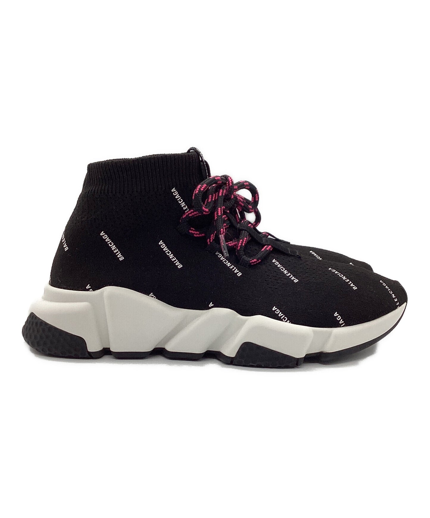 [Pre-owned] BALENCIAGA SPEED LACE UP ALL OVER PRIN W1HP1