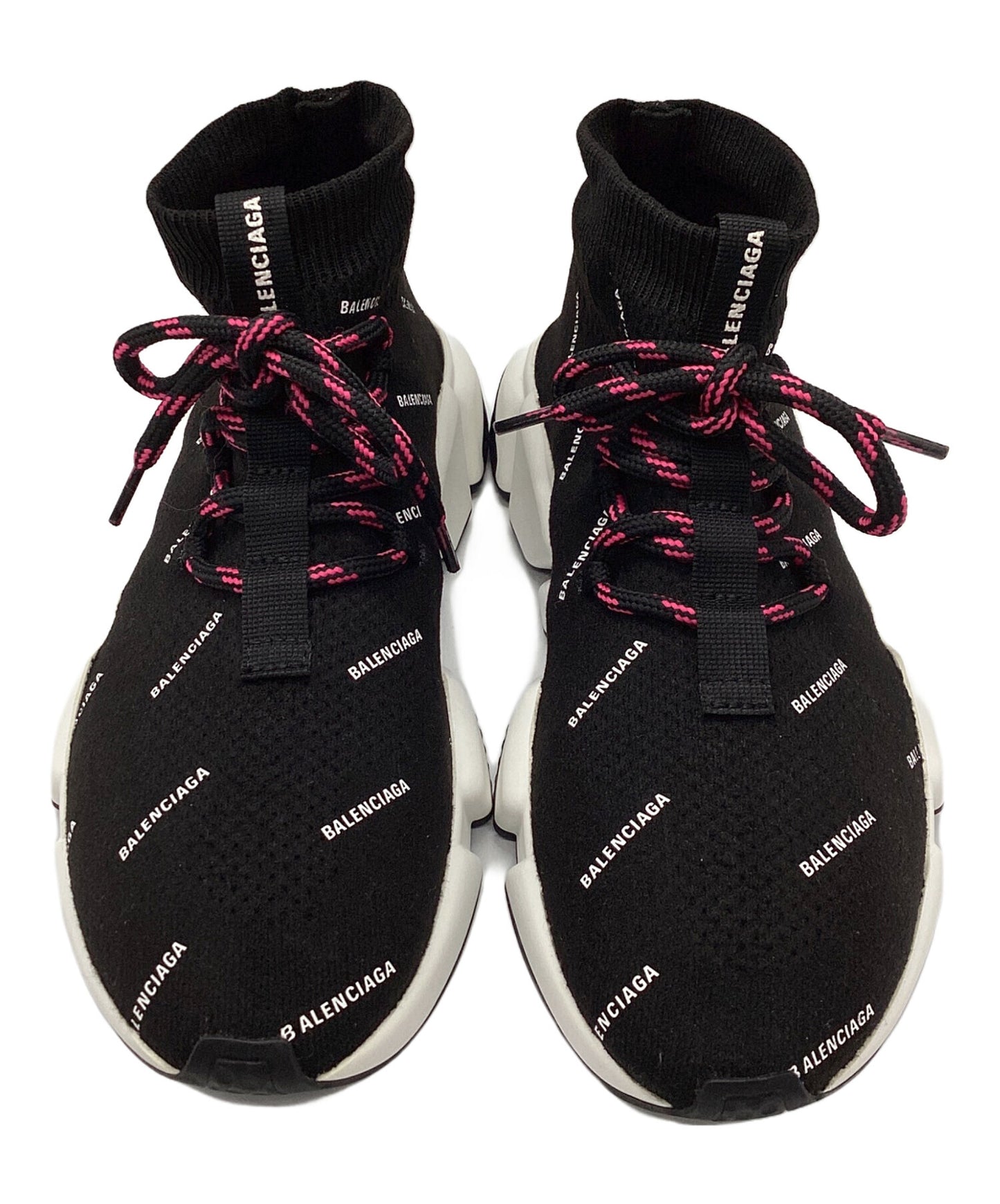 [Pre-owned] BALENCIAGA SPEED LACE UP ALL OVER PRIN W1HP1