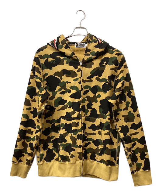 [Pre-owned] A BATHING APE 1st Camo Shark Full Zip Hoodie 001zpj801009m